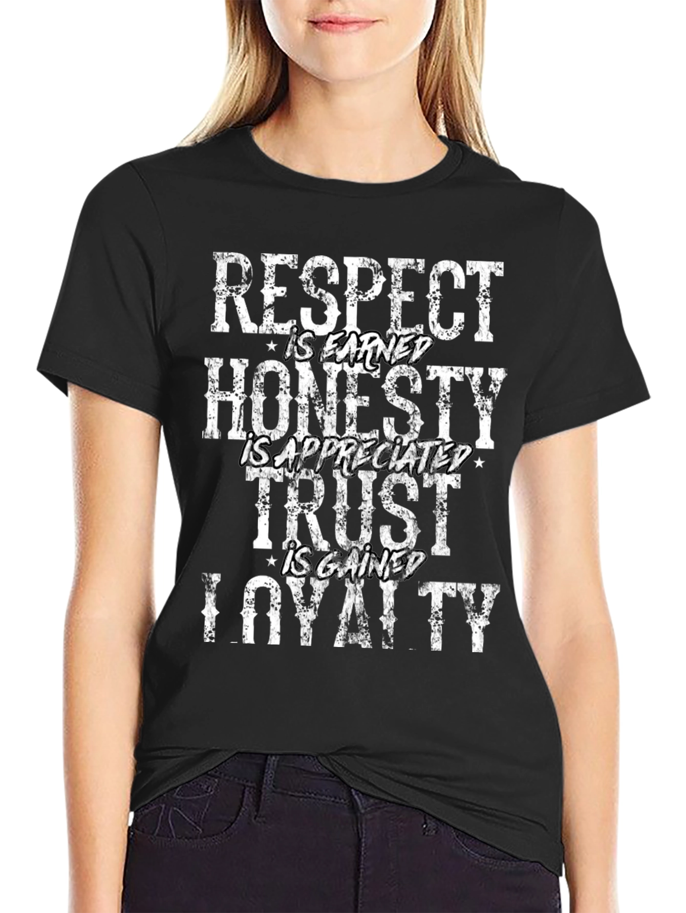 Respect Honesty Trust Loyalty Graphic Tee