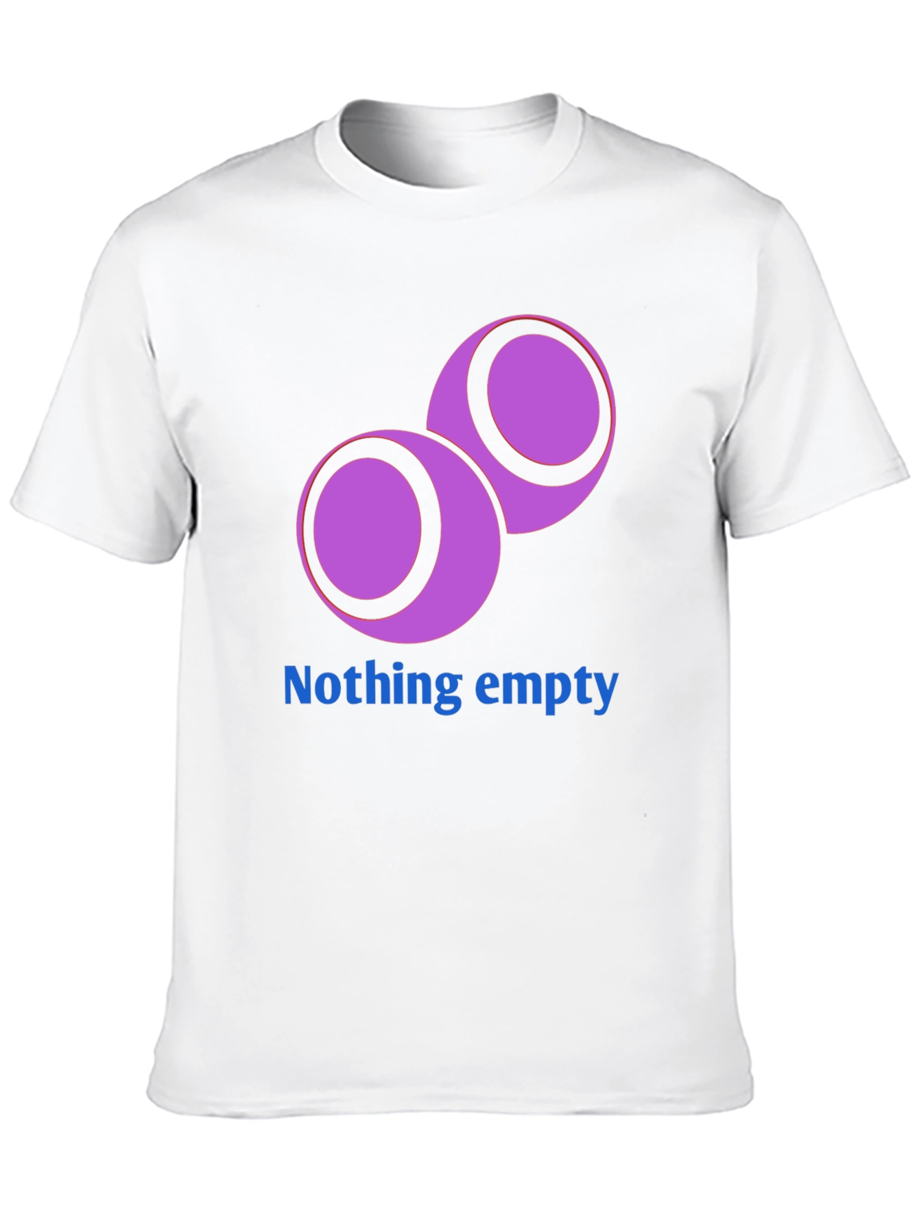 Unique Graphic Tee - Nothing Empty