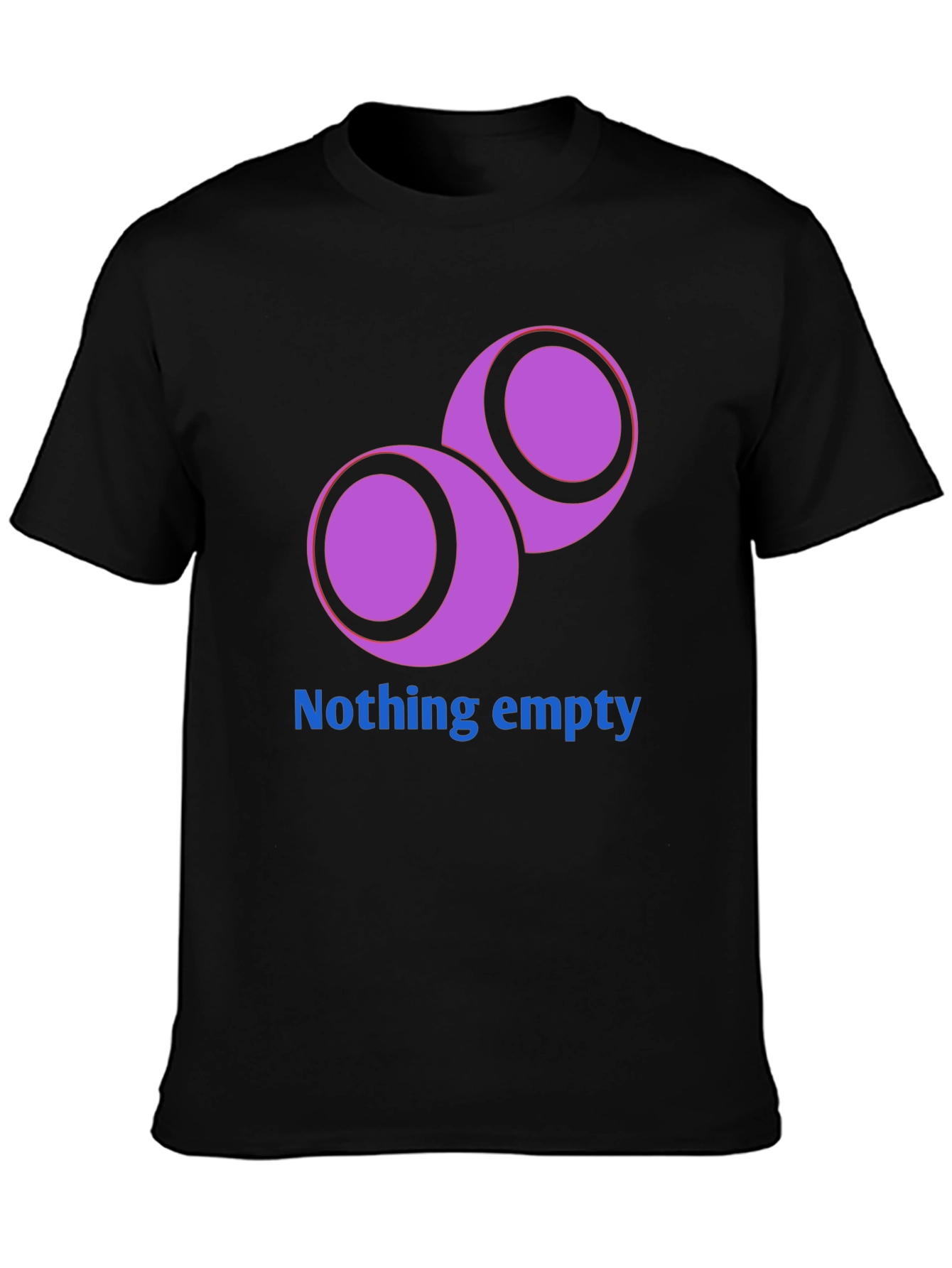 Unique Graphic Tee - Nothing Empty