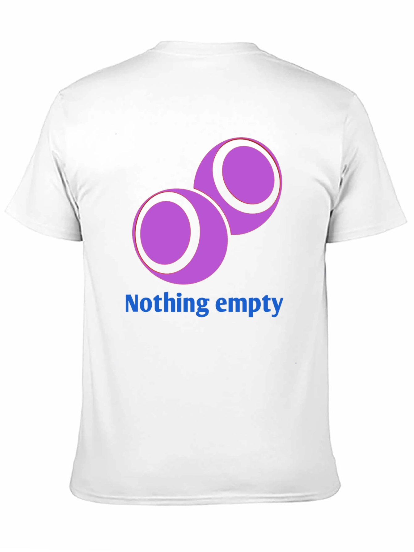 Unique Graphic Tee - Nothing Empty