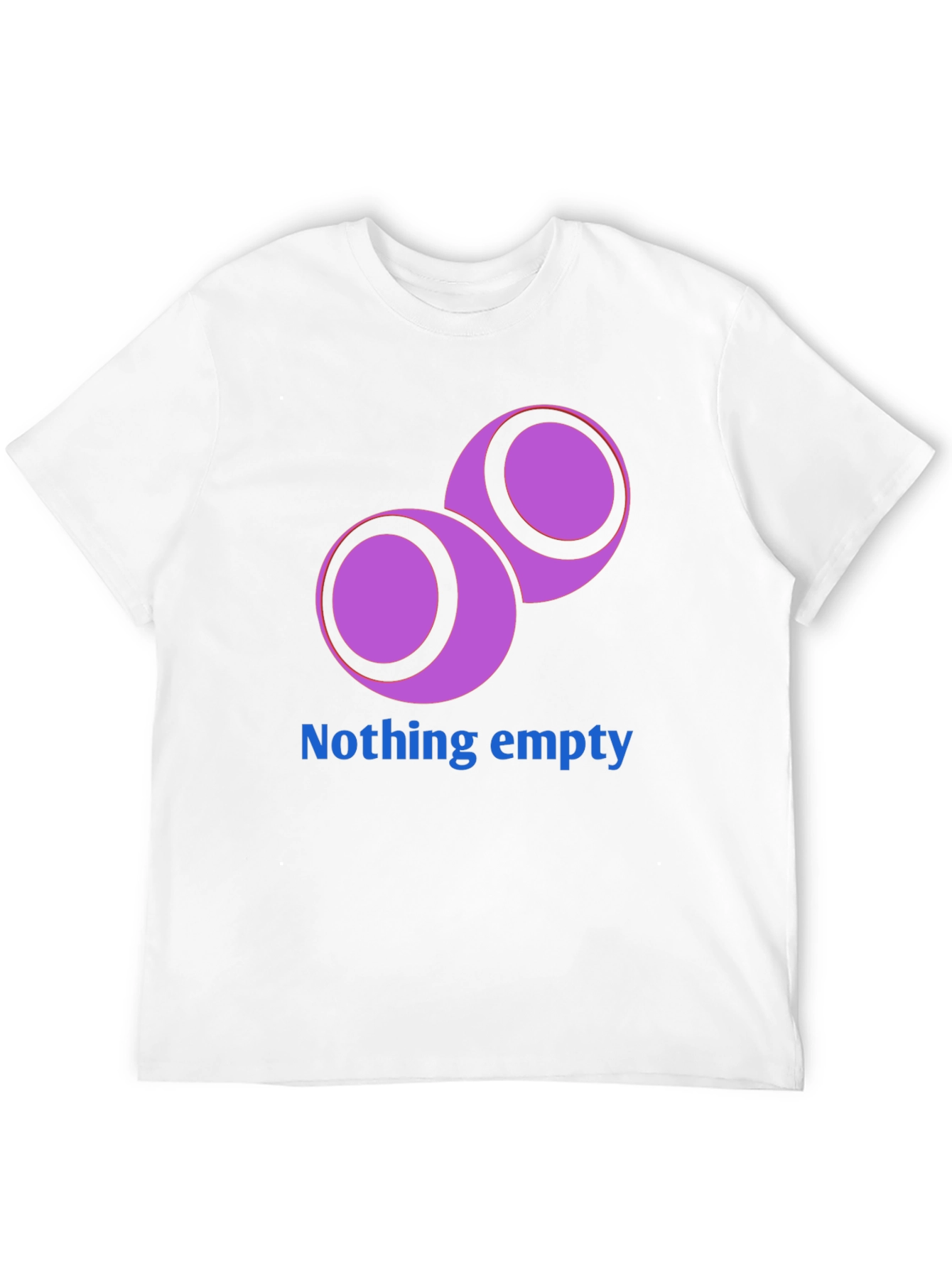 Unique Graphic Tee - Nothing Empty