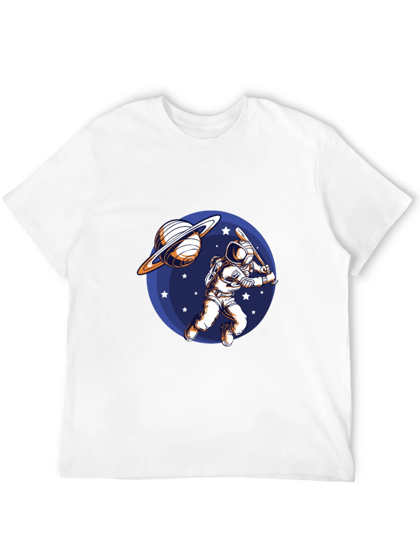 Astronaut Baseball Graphic T-Shirt
