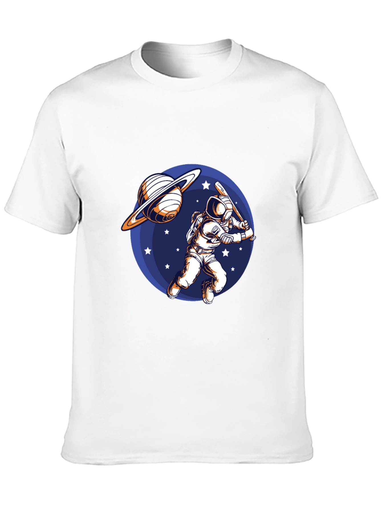 Astronaut Baseball Graphic T-Shirt