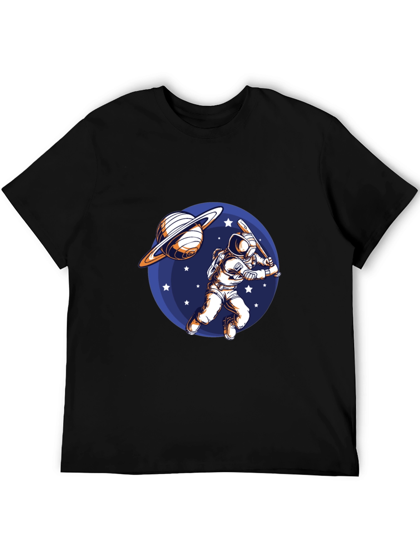 Astronaut Baseball Graphic T-Shirt