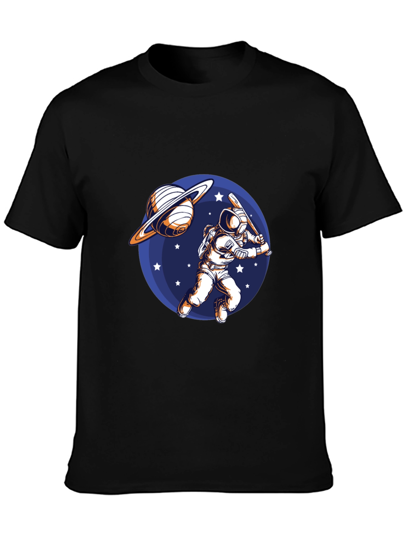 Astronaut Baseball Graphic T-Shirt