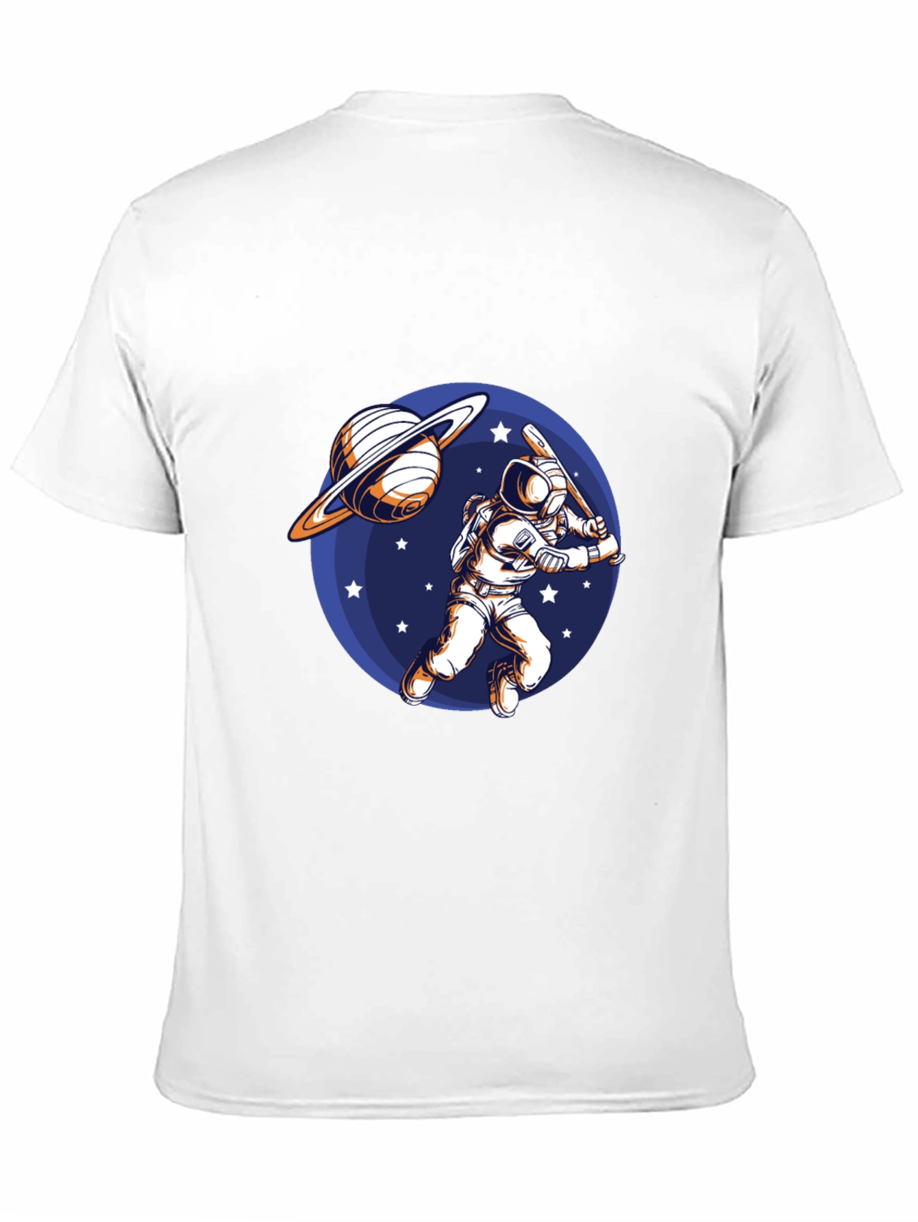 Astronaut Baseball Graphic T-Shirt