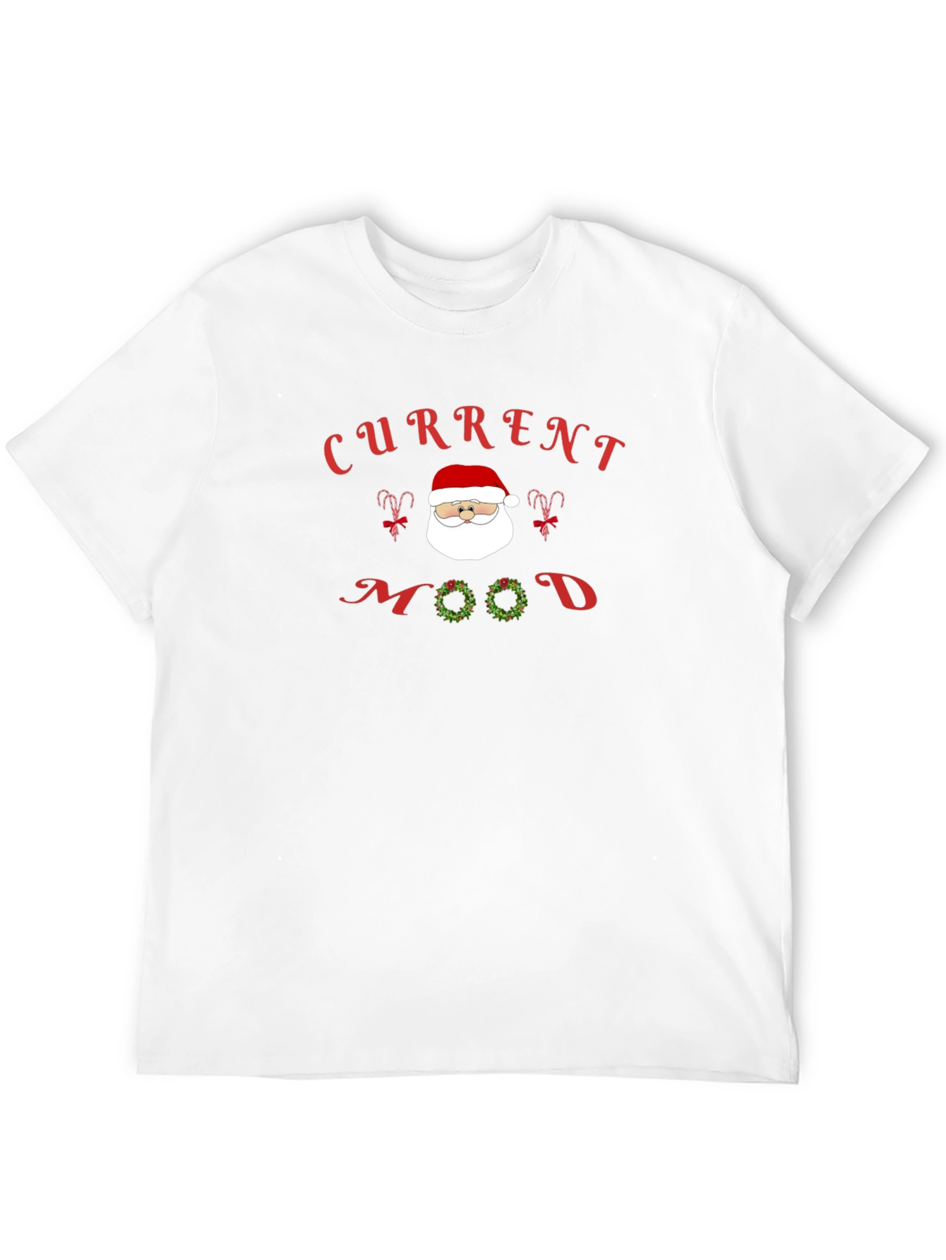 Current Mood Santa Holiday T-Shirt
