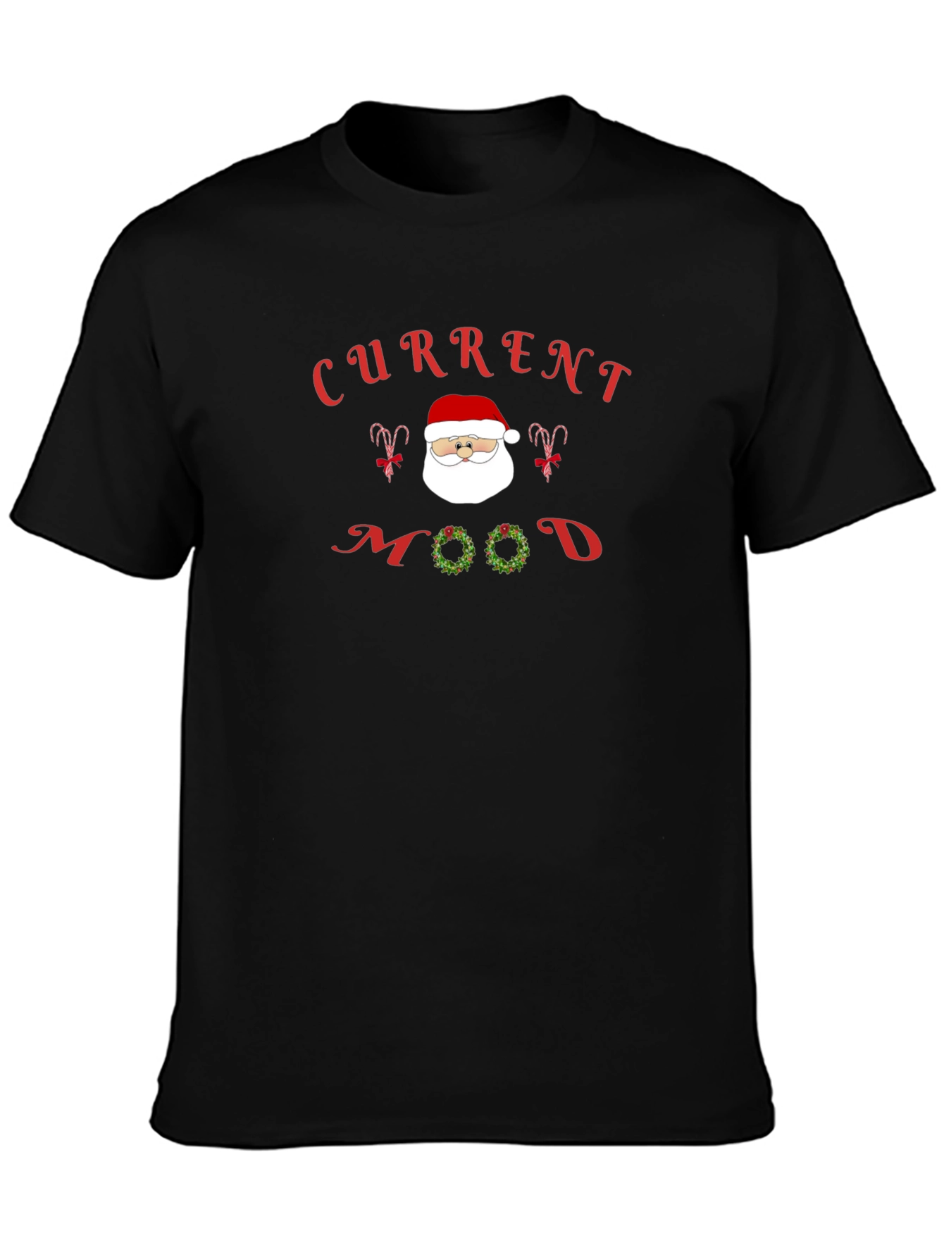 Current Mood Santa Holiday T-Shirt