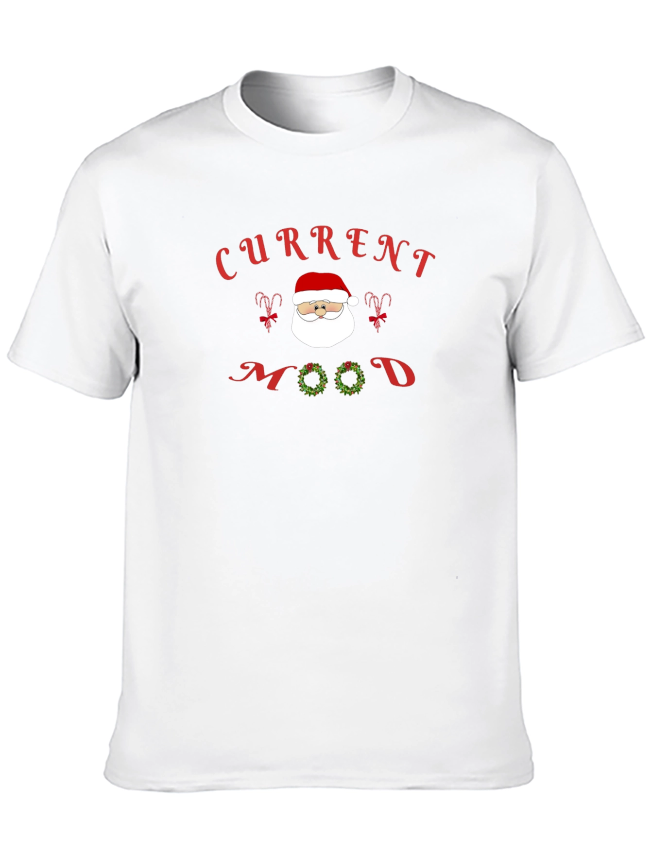Current Mood Santa Holiday T-Shirt