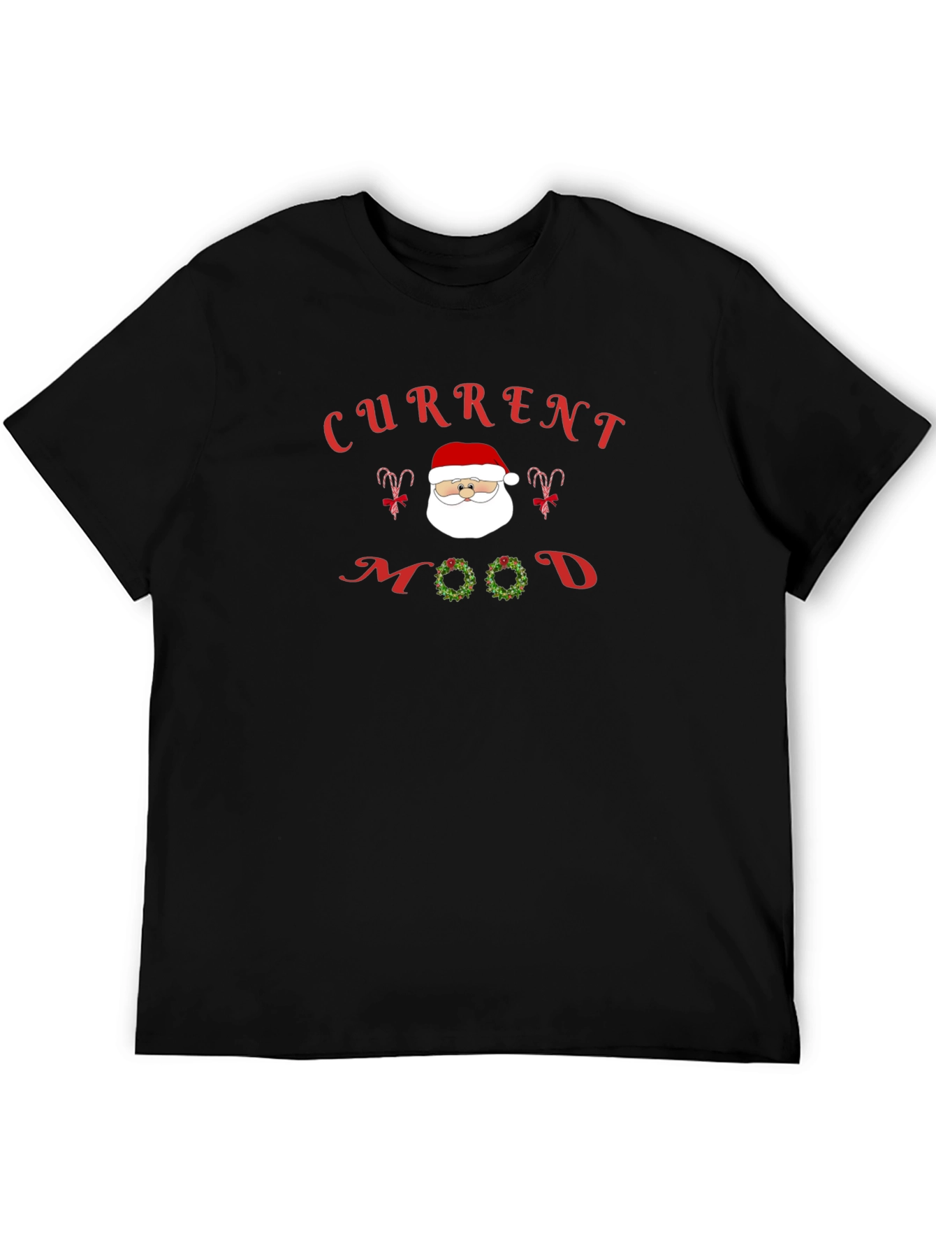 Current Mood Santa Holiday T-Shirt