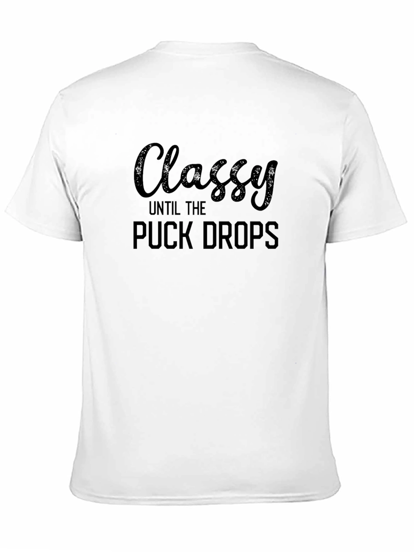Classy Hockey Fan T-Shirt - Puck Drops