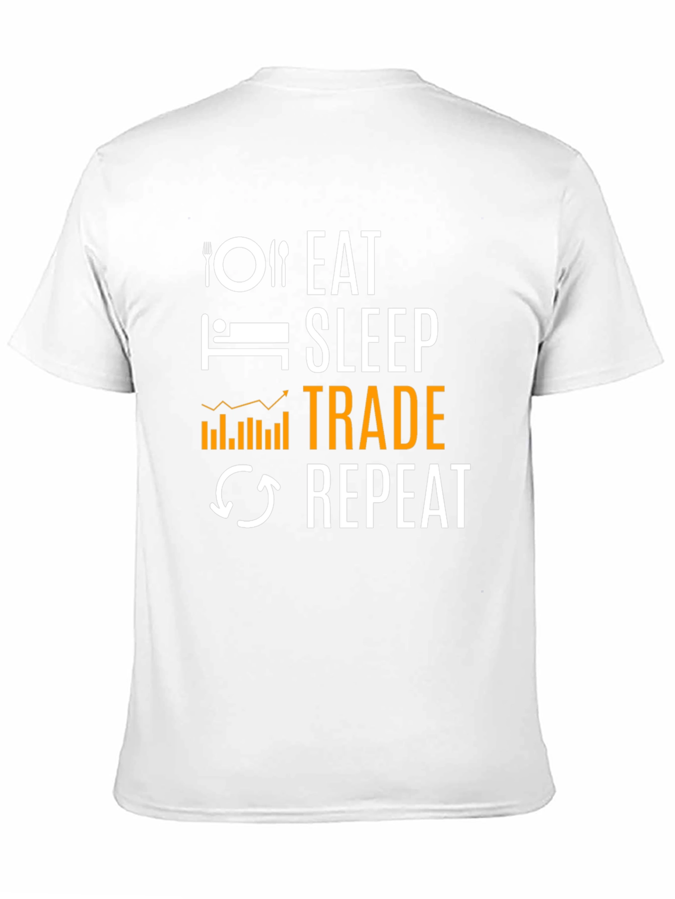 Eat Sleep Trade Repeat Black T-Shirt