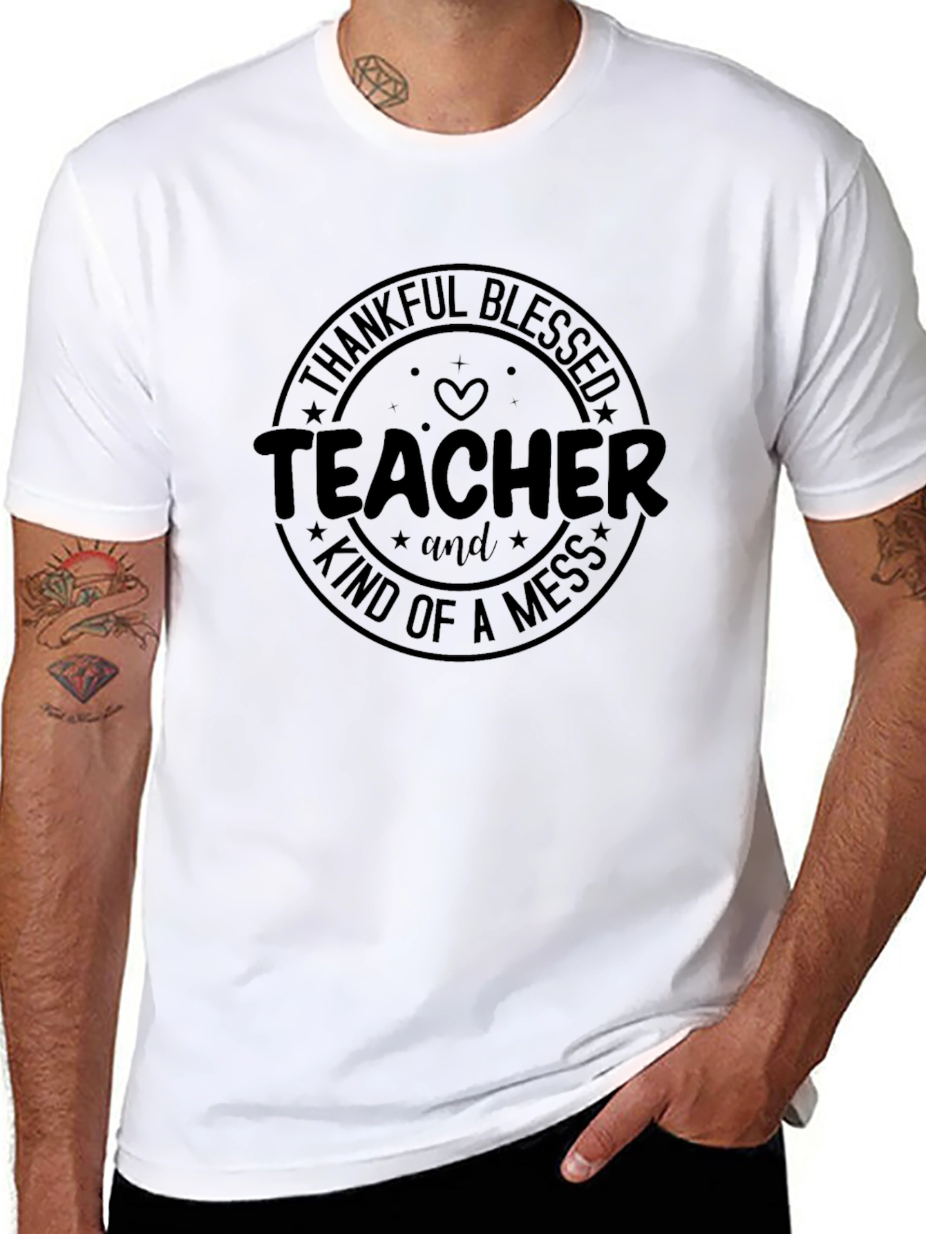 Teacher Kind of a Mess Graphic Tee