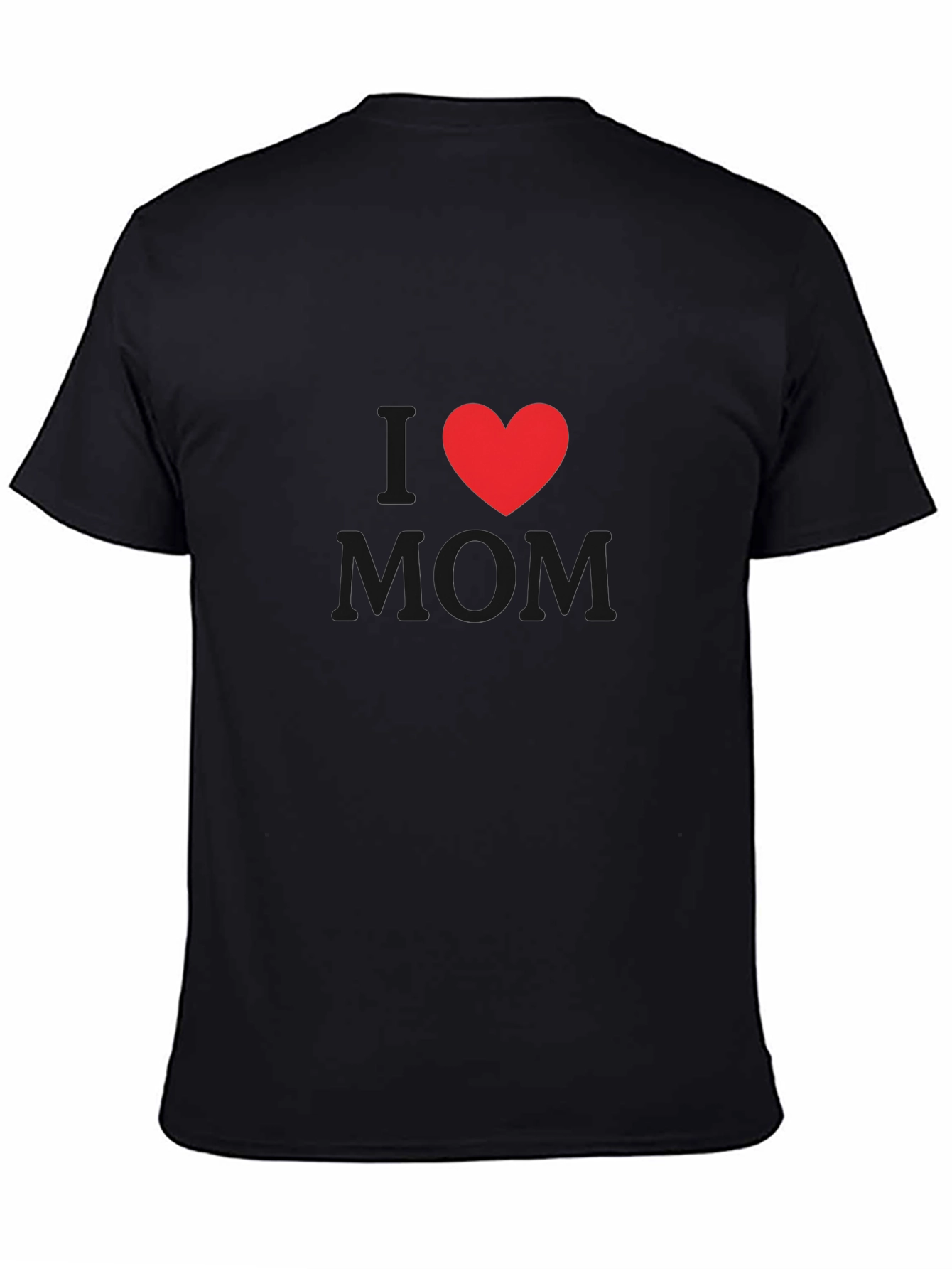 I Heart Mom Black T-Shirt