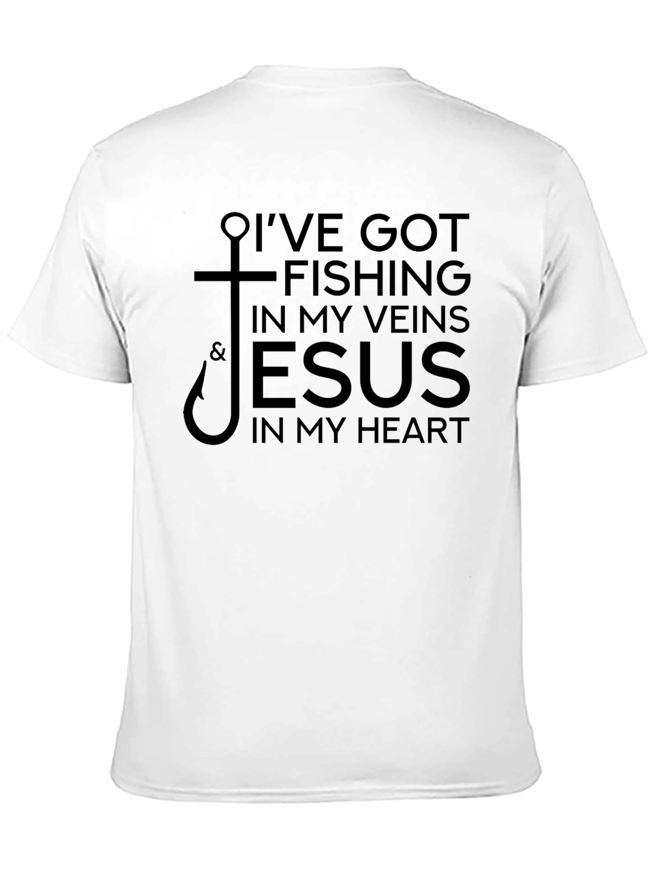 Fishing & Jesus T-Shirt - Faith Based Apparel
