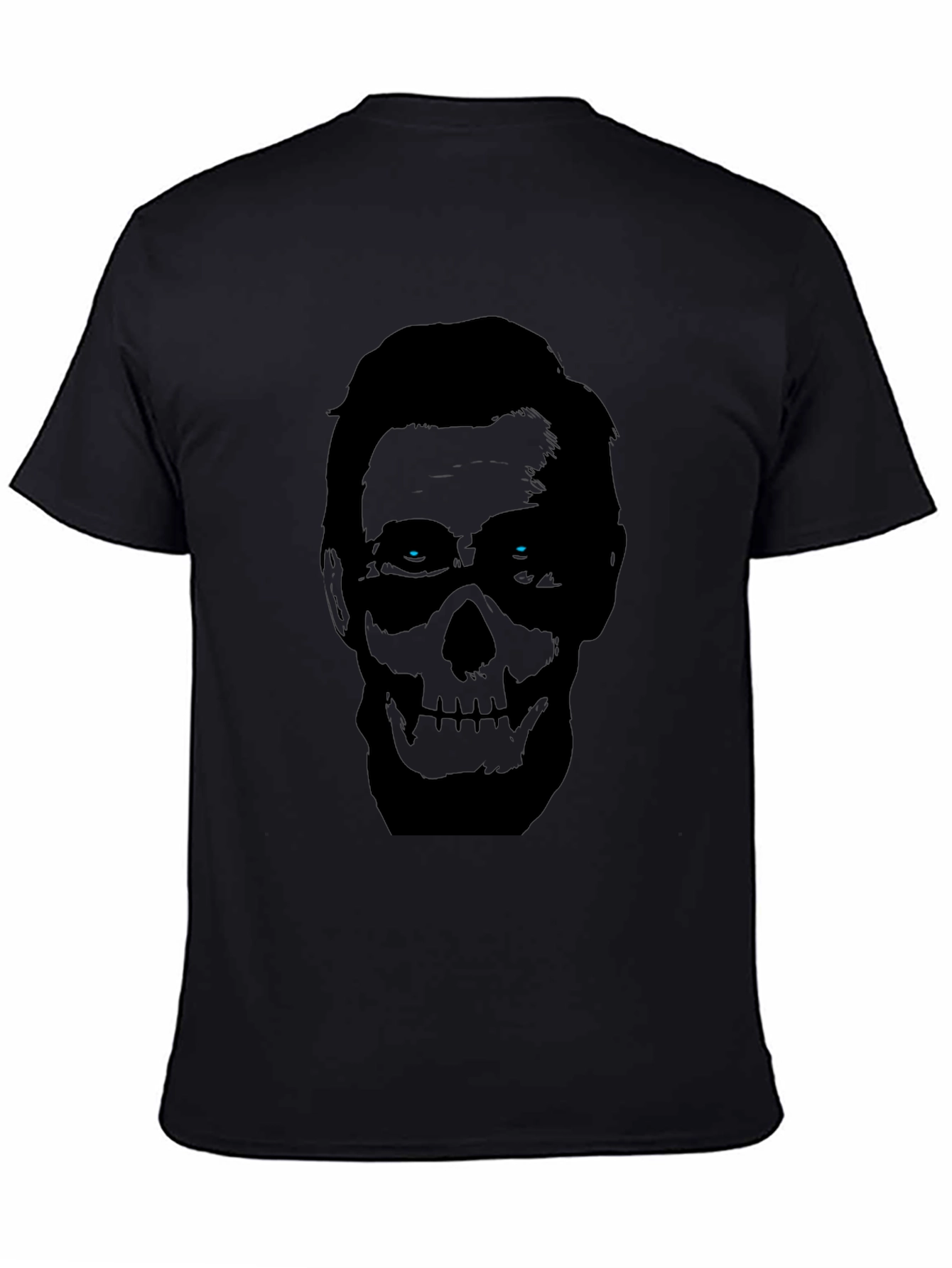 Skull Mask Graphic Tee - Mens Black T-Shirt