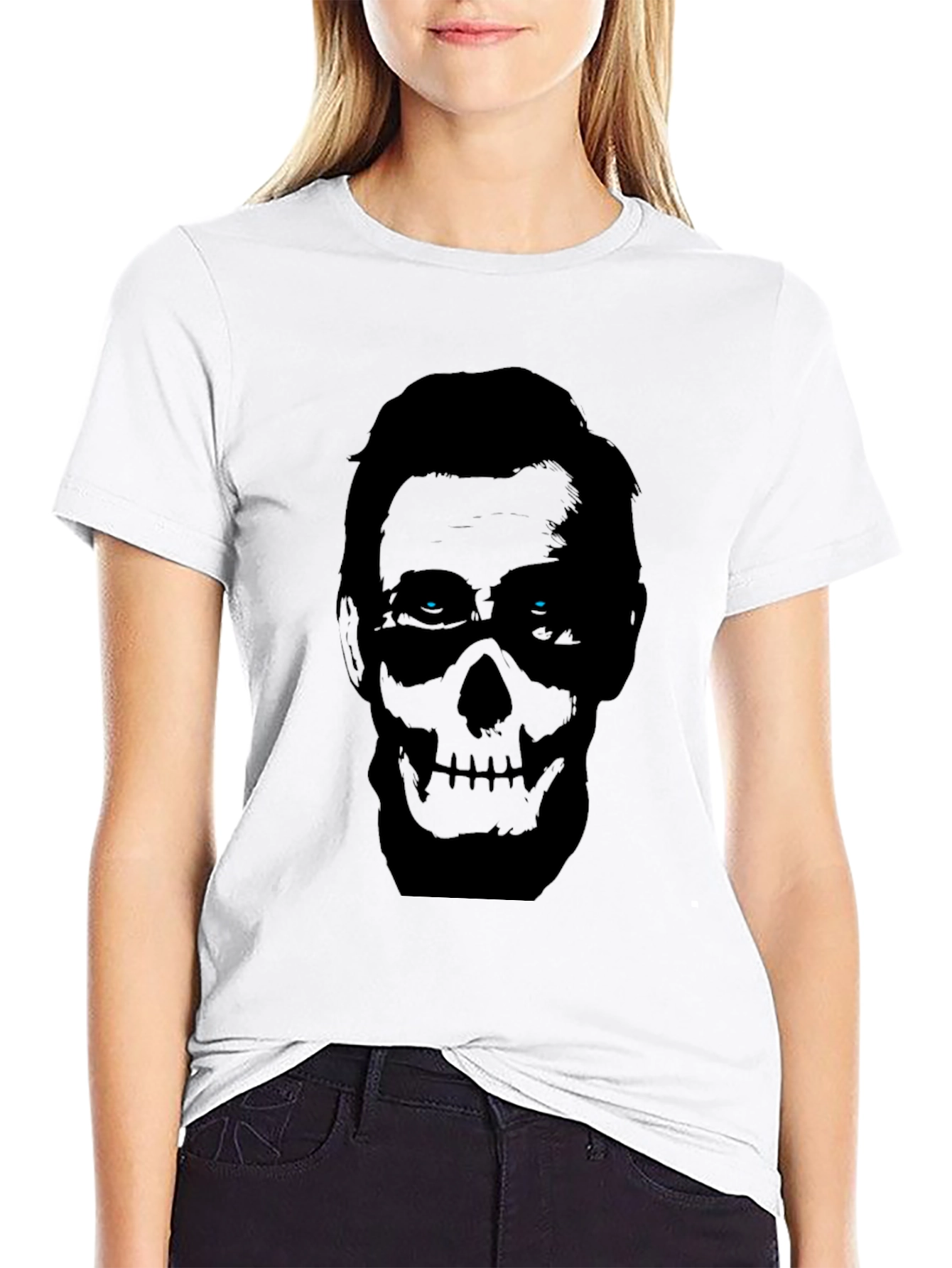 Skull Mask Graphic Tee - Mens Black T-Shirt