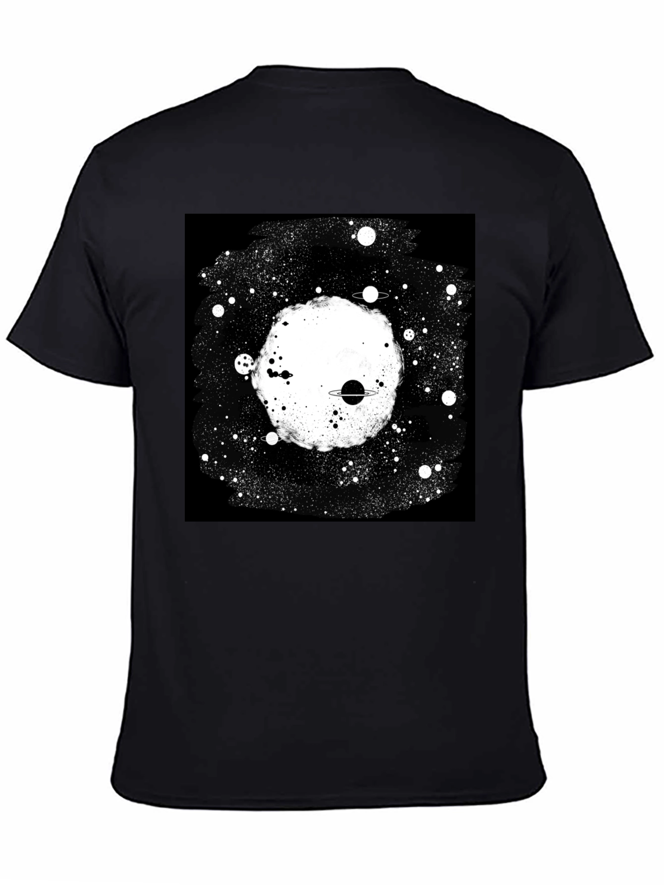 Galaxy Black T-Shirt - Cosmic Style
