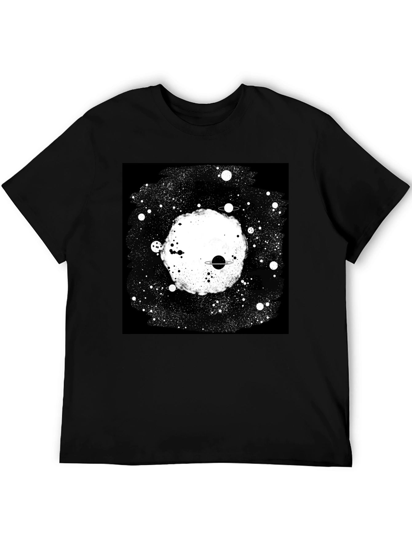 Galaxy Black T-Shirt - Cosmic Style