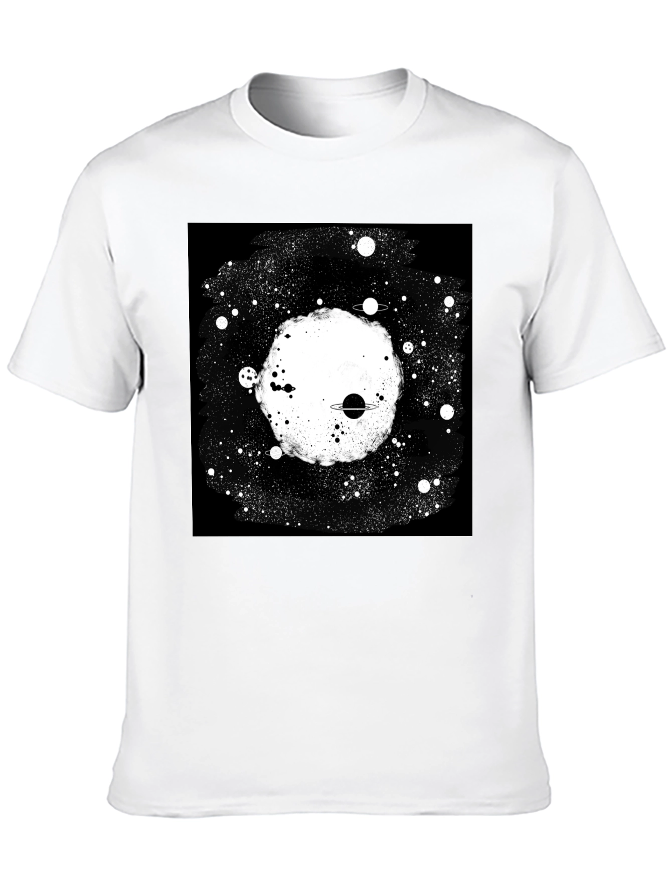 Galaxy Black T-Shirt - Cosmic Style
