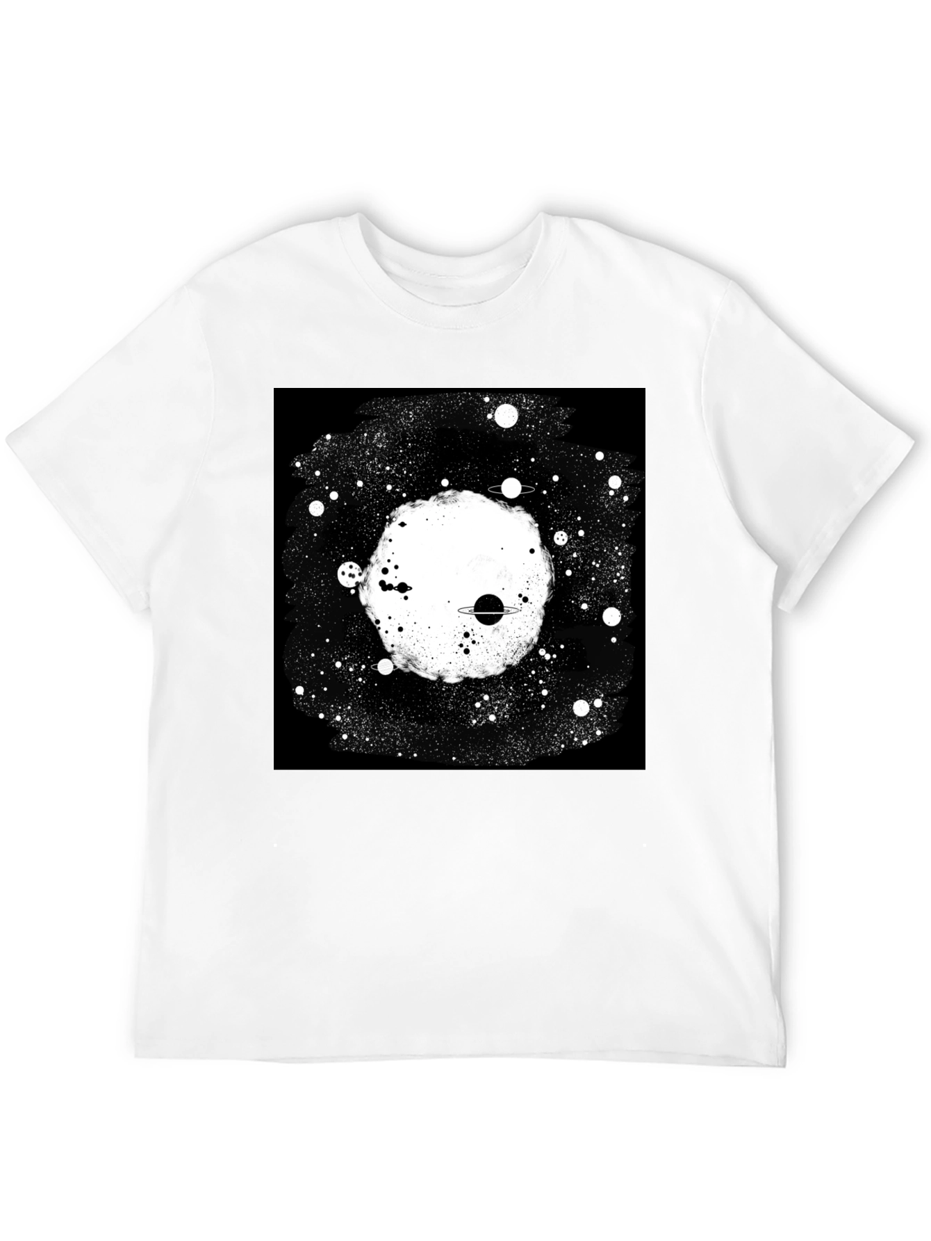 Galaxy Black T-Shirt - Cosmic Style
