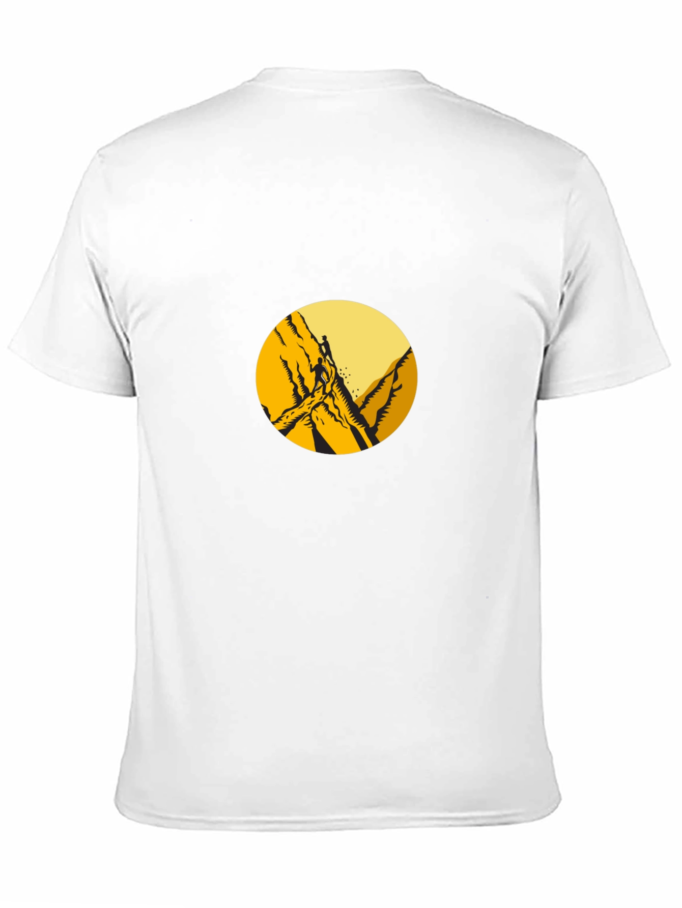 Mountain Climber Graphic Tee - Black