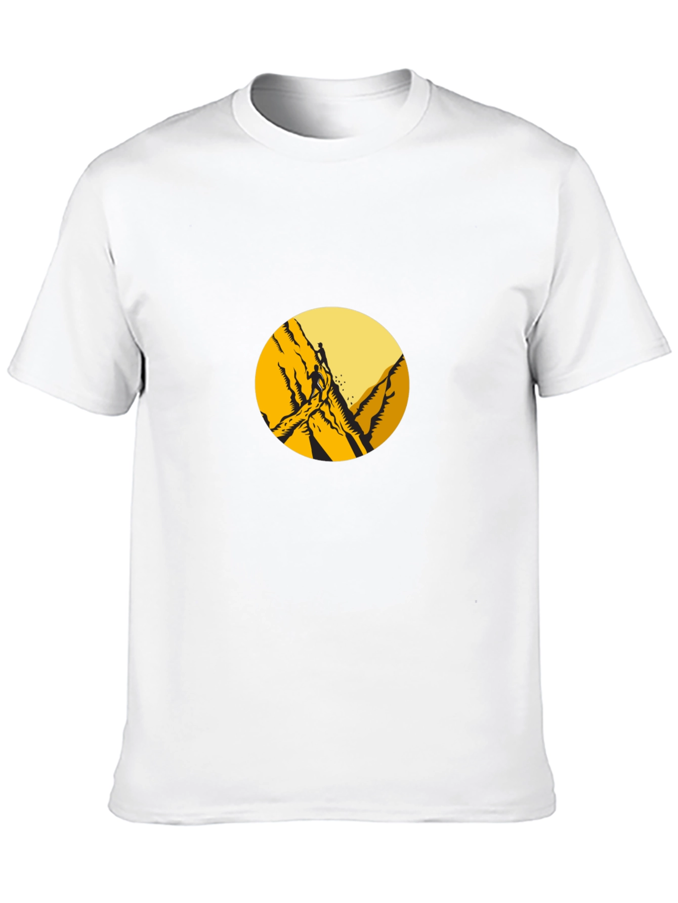 Mountain Climber Graphic Tee - Black