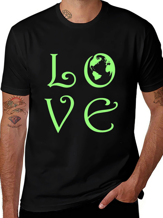 Love Earth T-Shirt - Eco-Friendly Graphic Tee