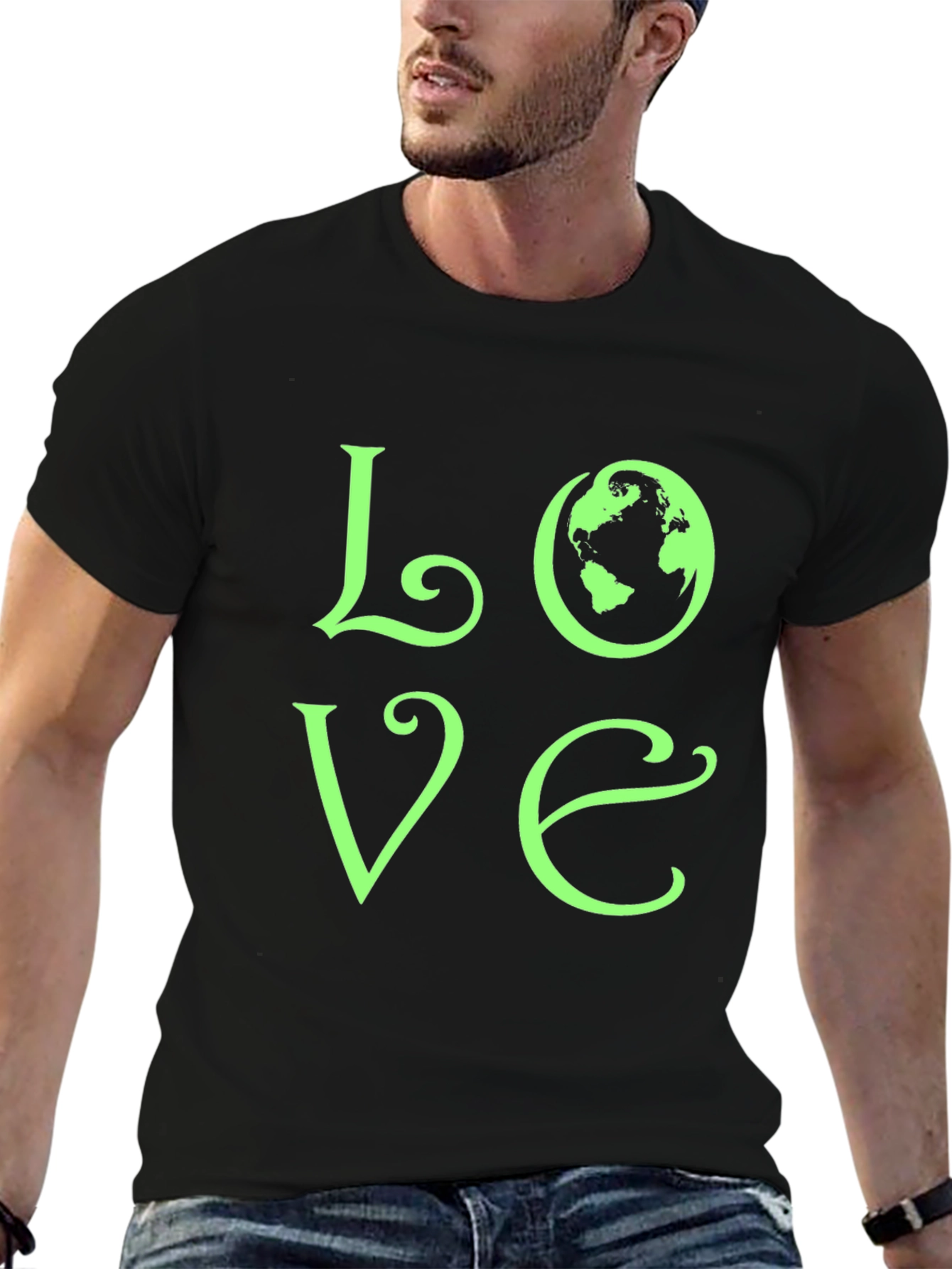 Love Earth T-Shirt - Eco-Friendly Graphic Tee