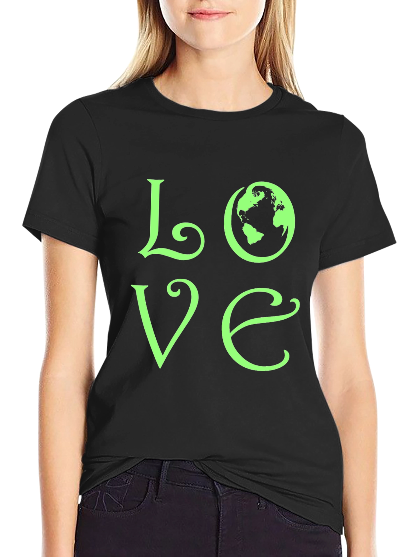 Love Earth T-Shirt - Eco-Friendly Graphic Tee