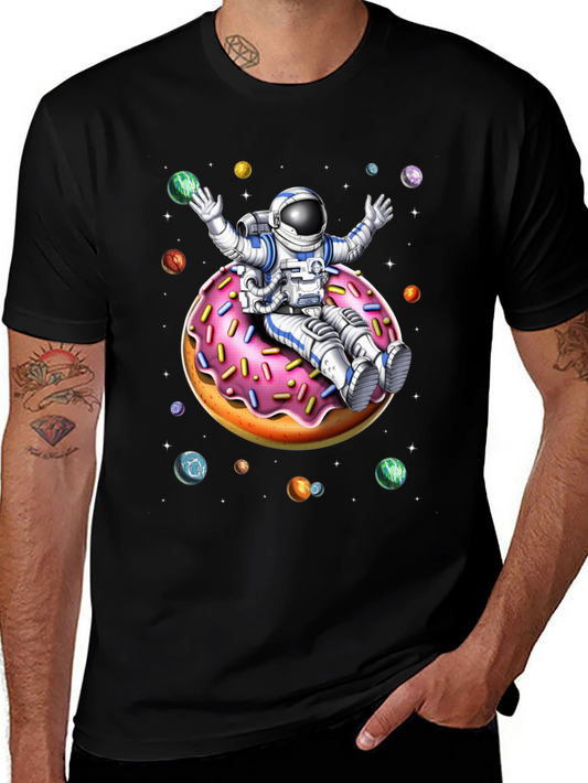 Astronaut Donut Ride Graphic Tee