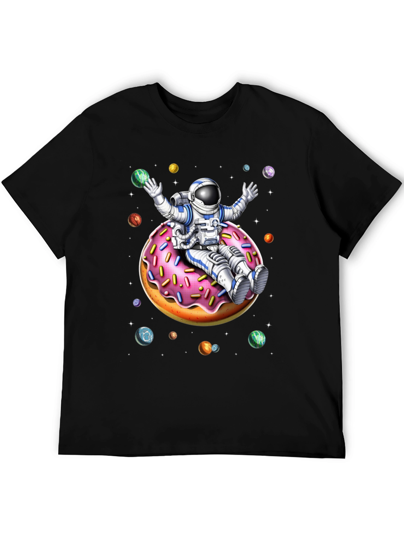Astronaut Donut Ride Graphic Tee