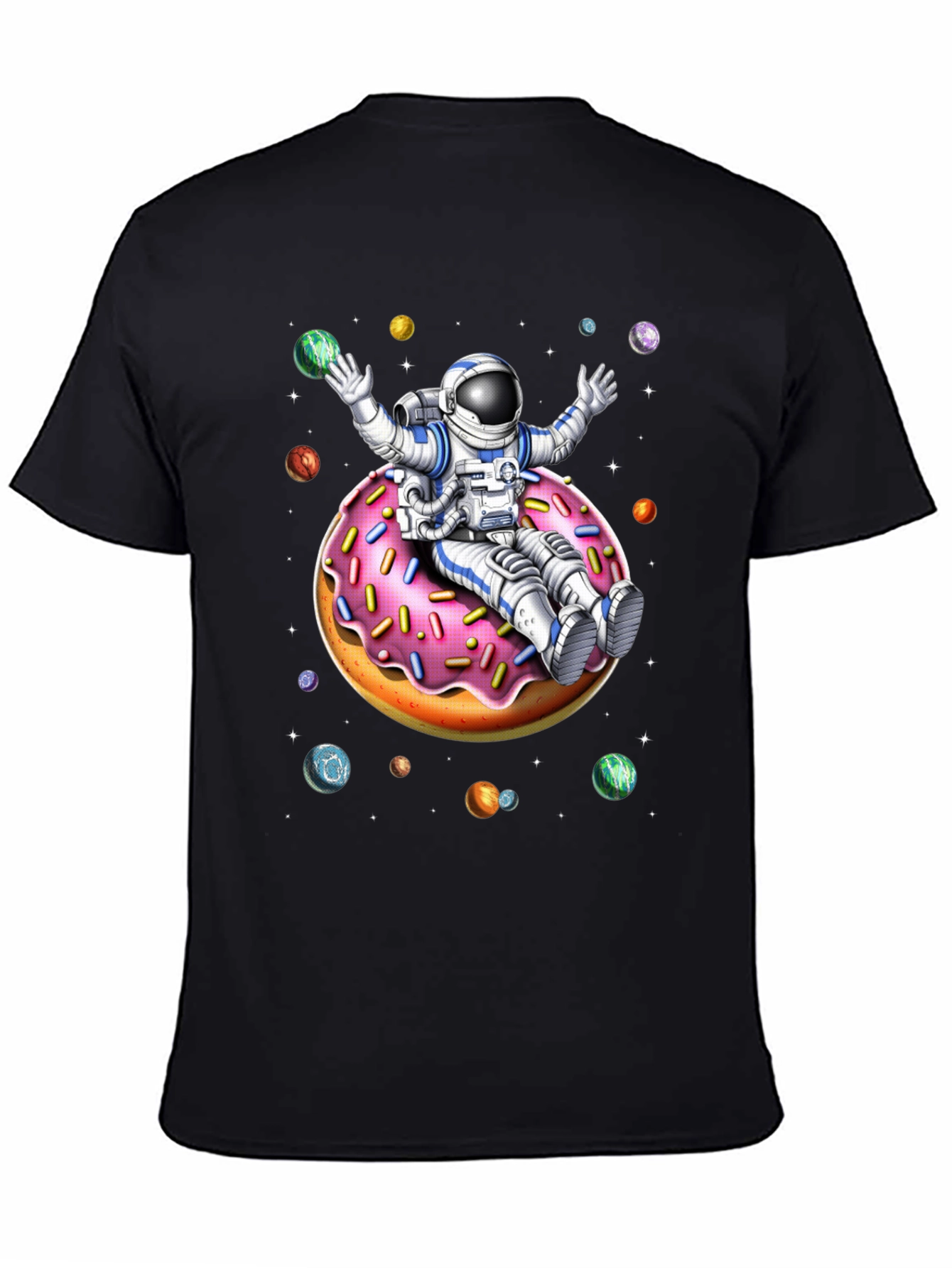 Astronaut Donut Ride Graphic Tee