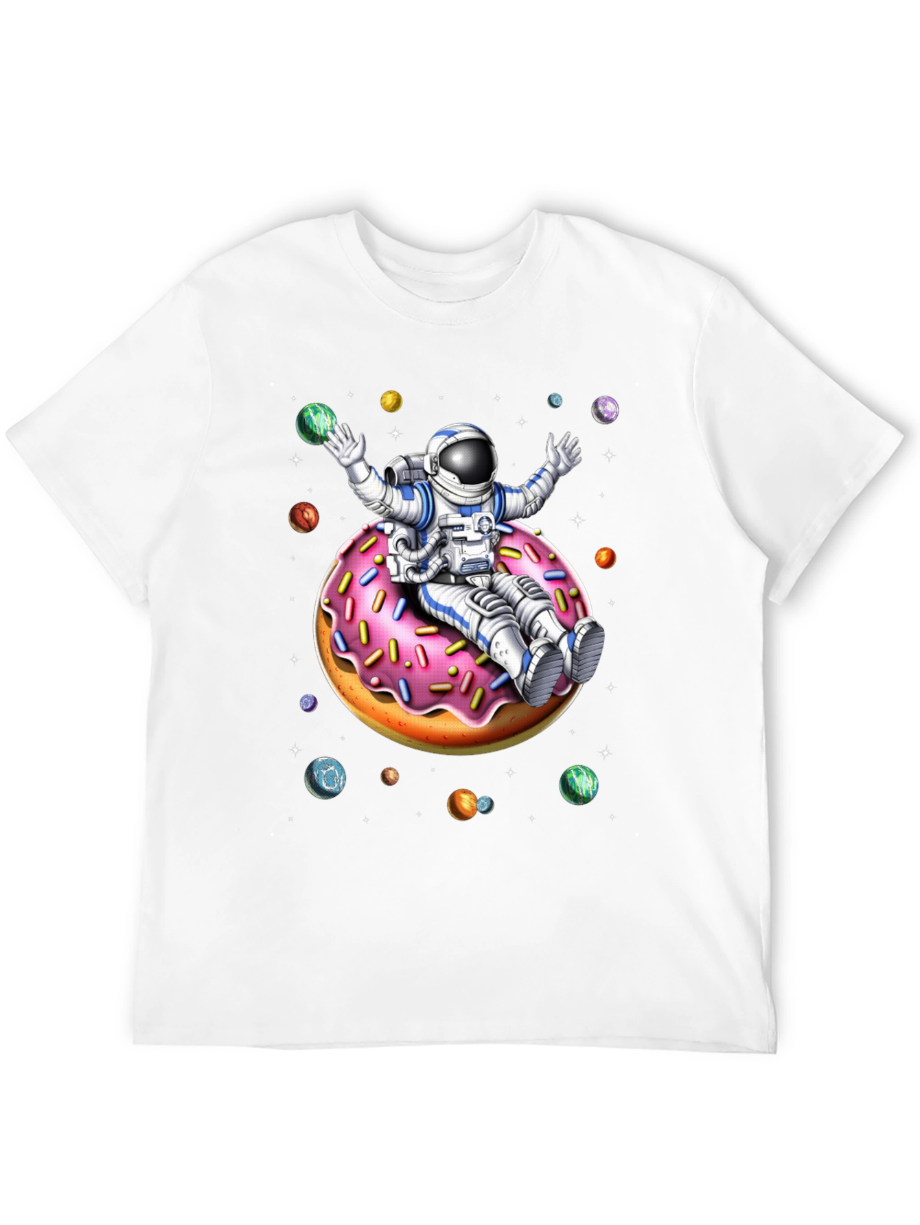 Astronaut Donut Ride Graphic Tee