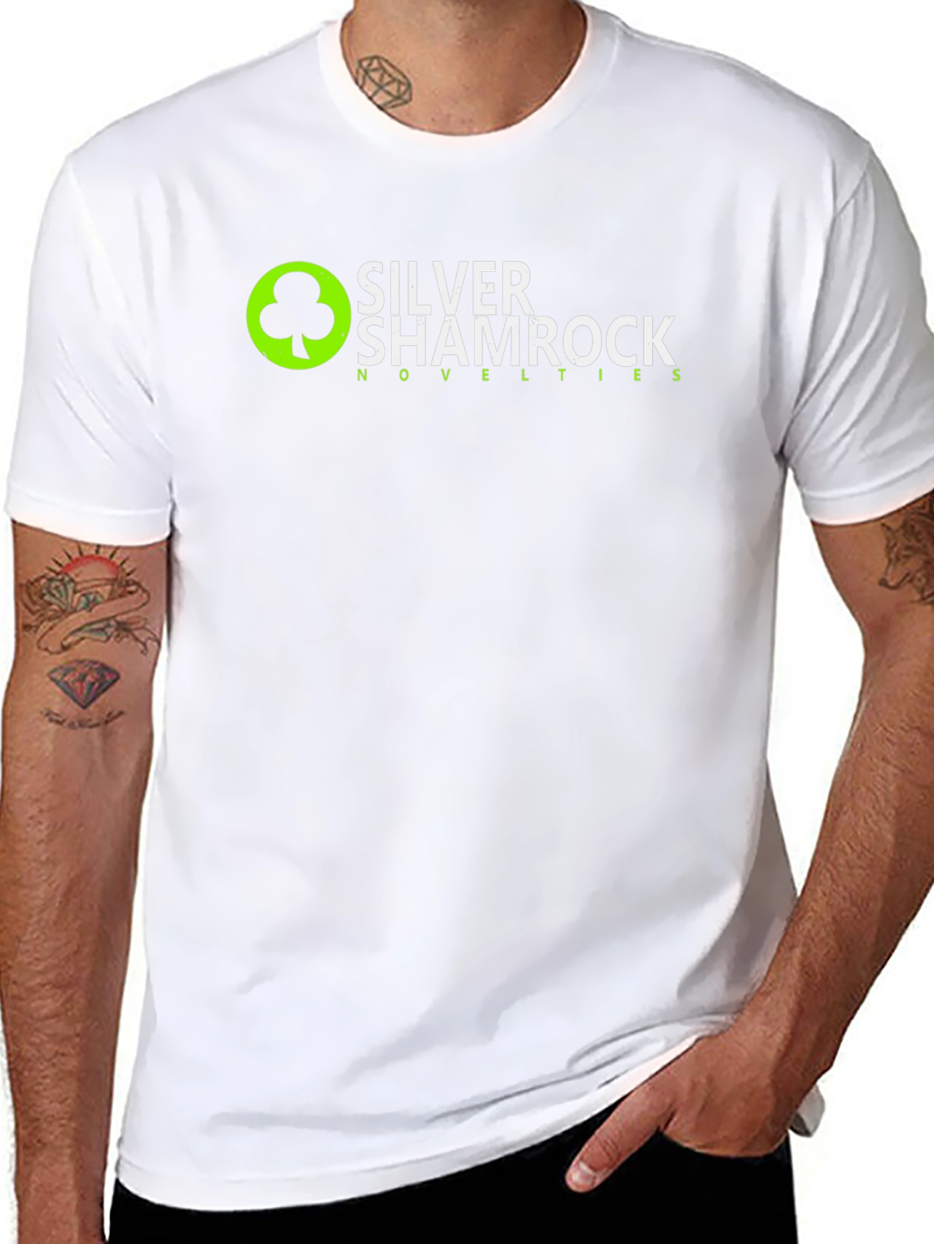 Silver Shamrock Novelties Black Tee