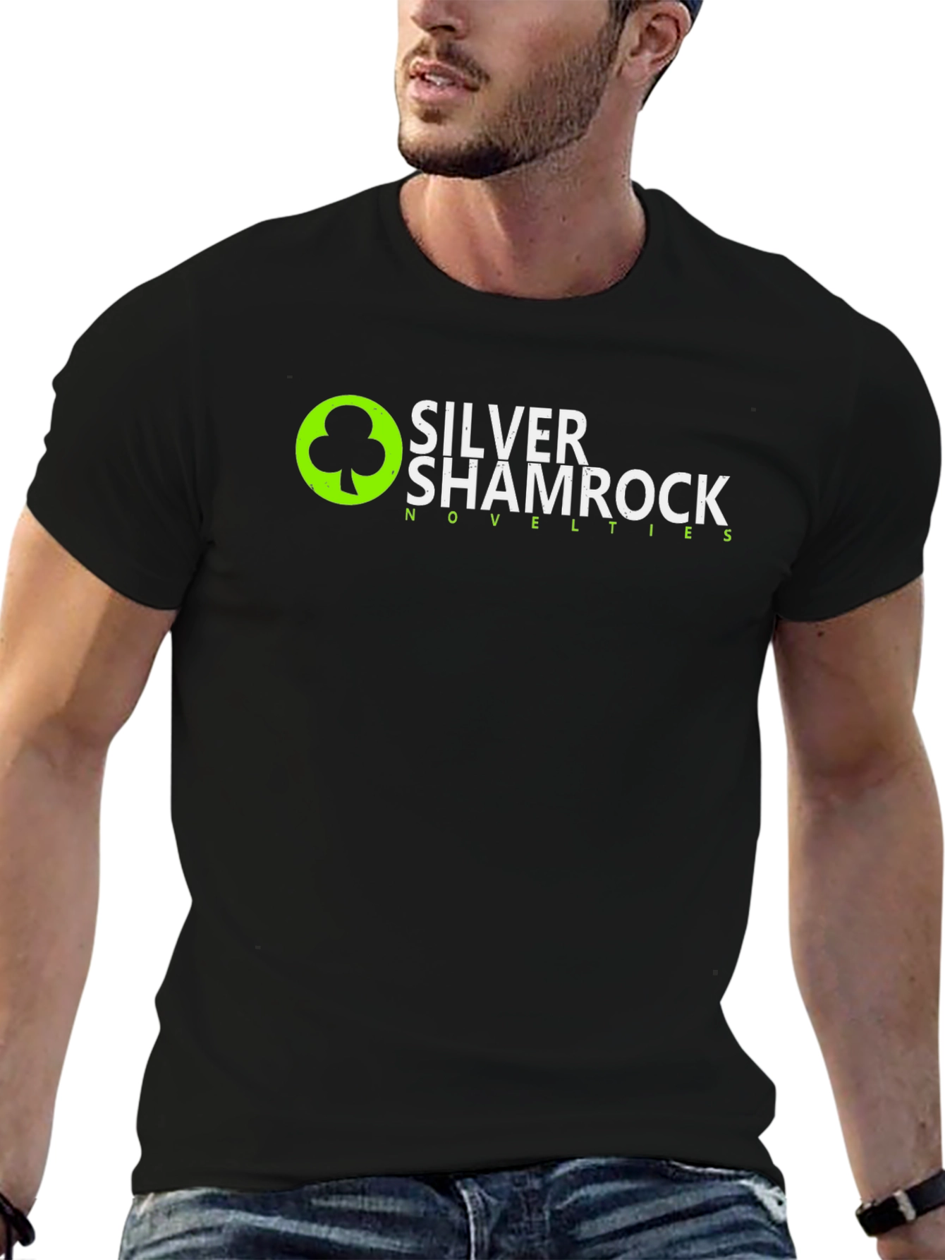 Silver Shamrock Novelties Black Tee