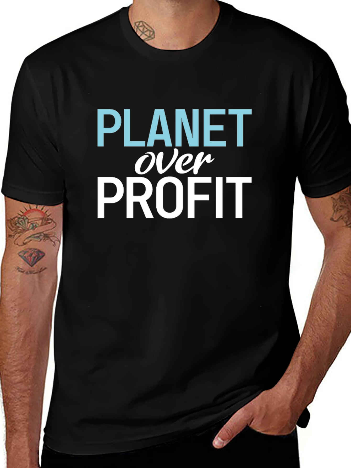 Planet Over Profit Graphic T-Shirt