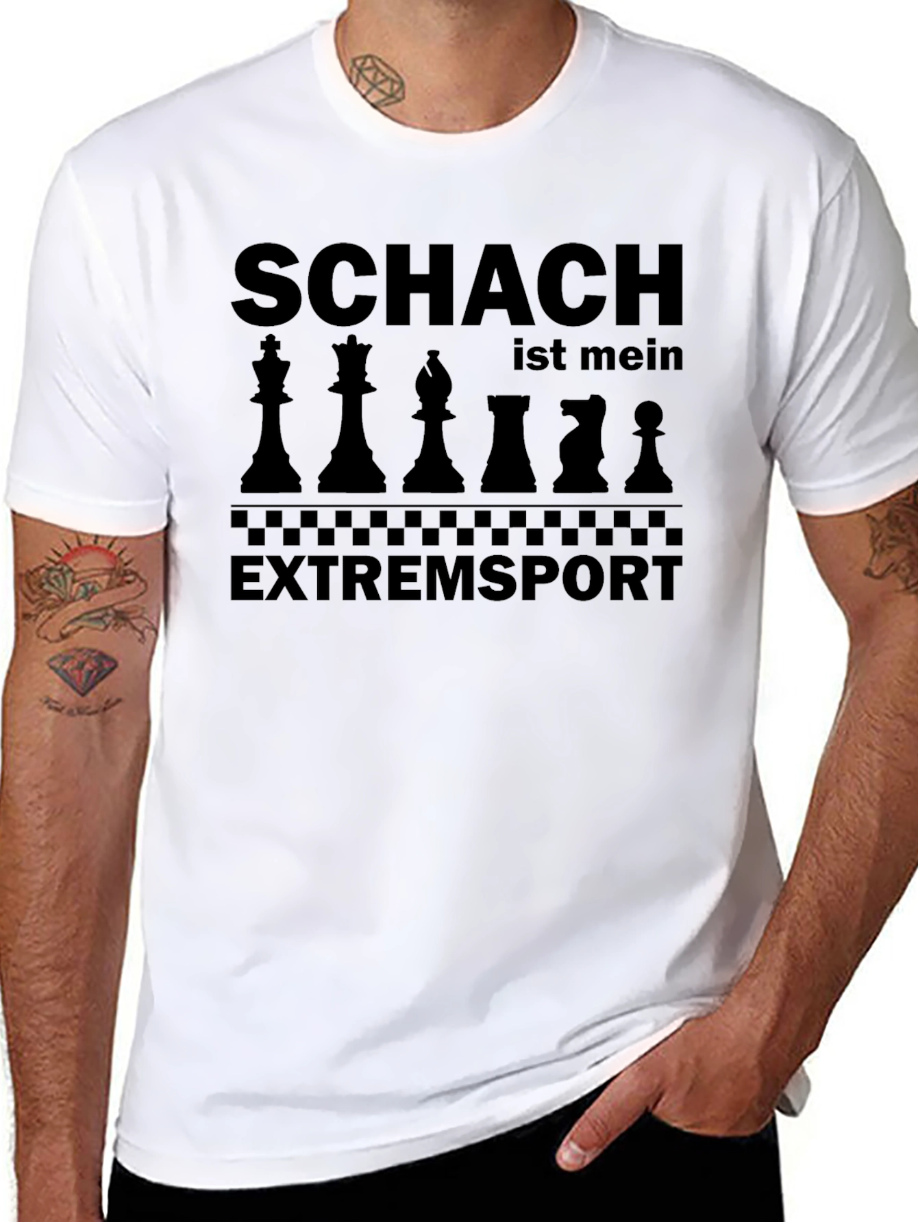 Chess is My Extreme Sport Black T-Shirt