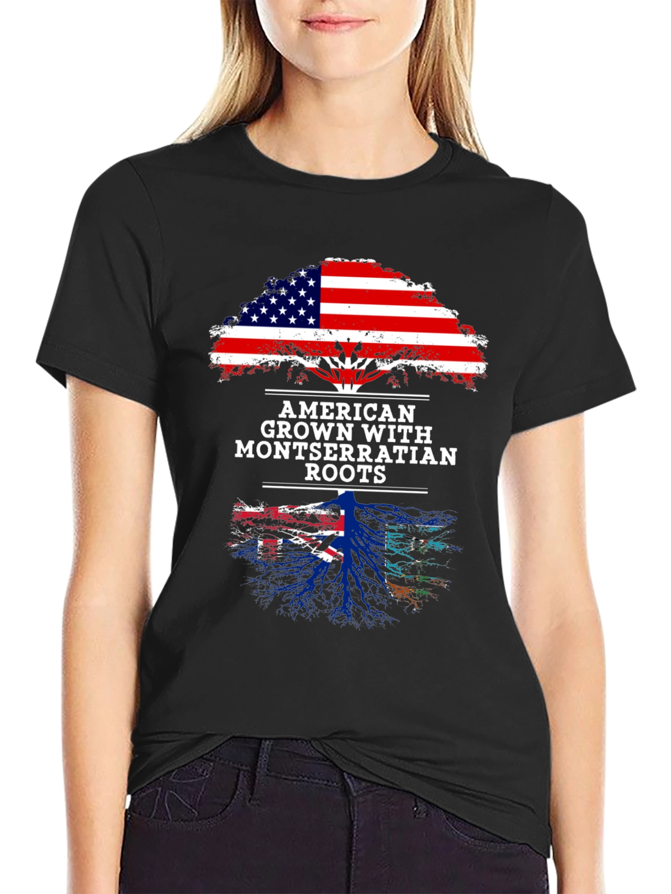 American Grown Montserrat Roots T-Shirt