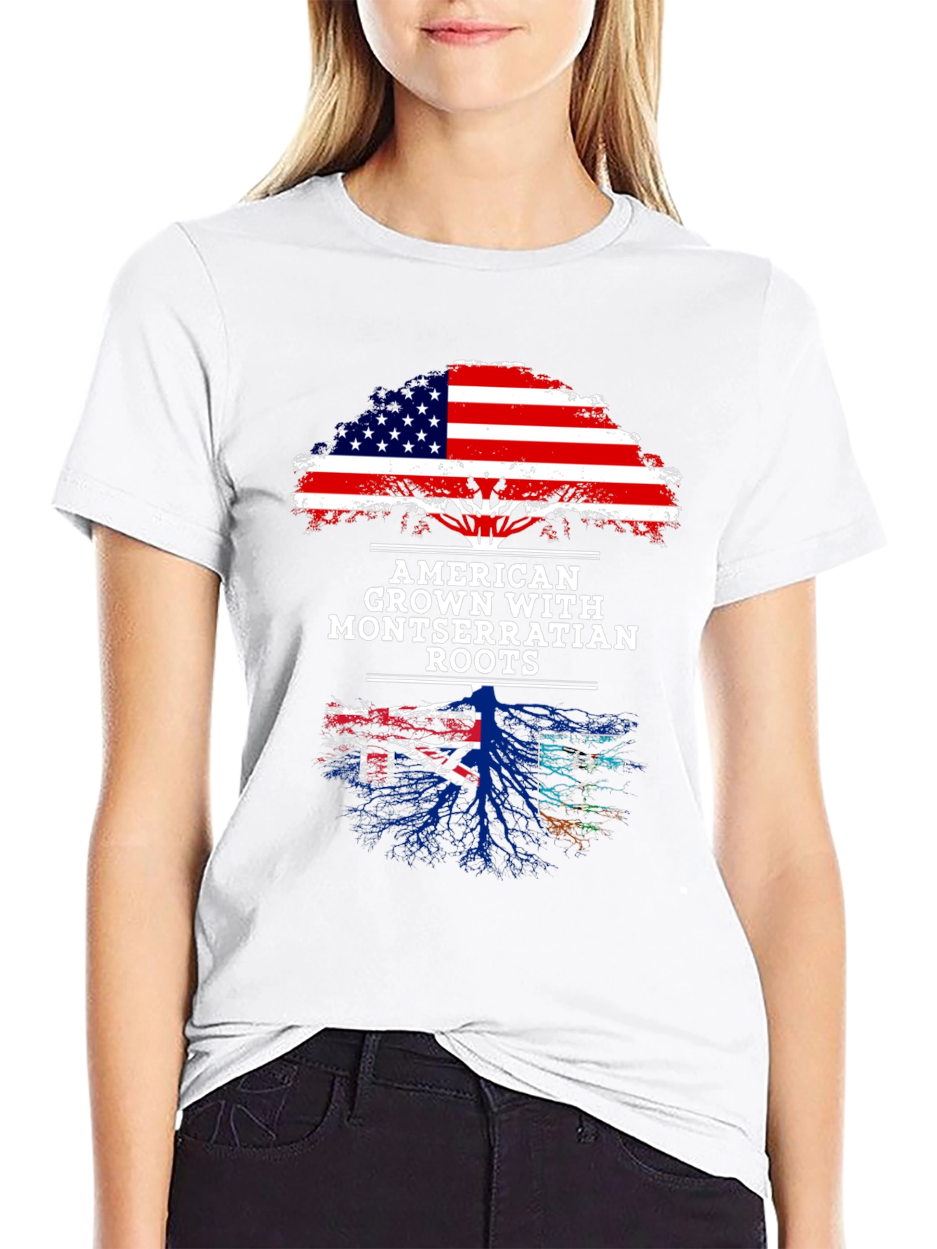 American Grown Montserrat Roots T-Shirt