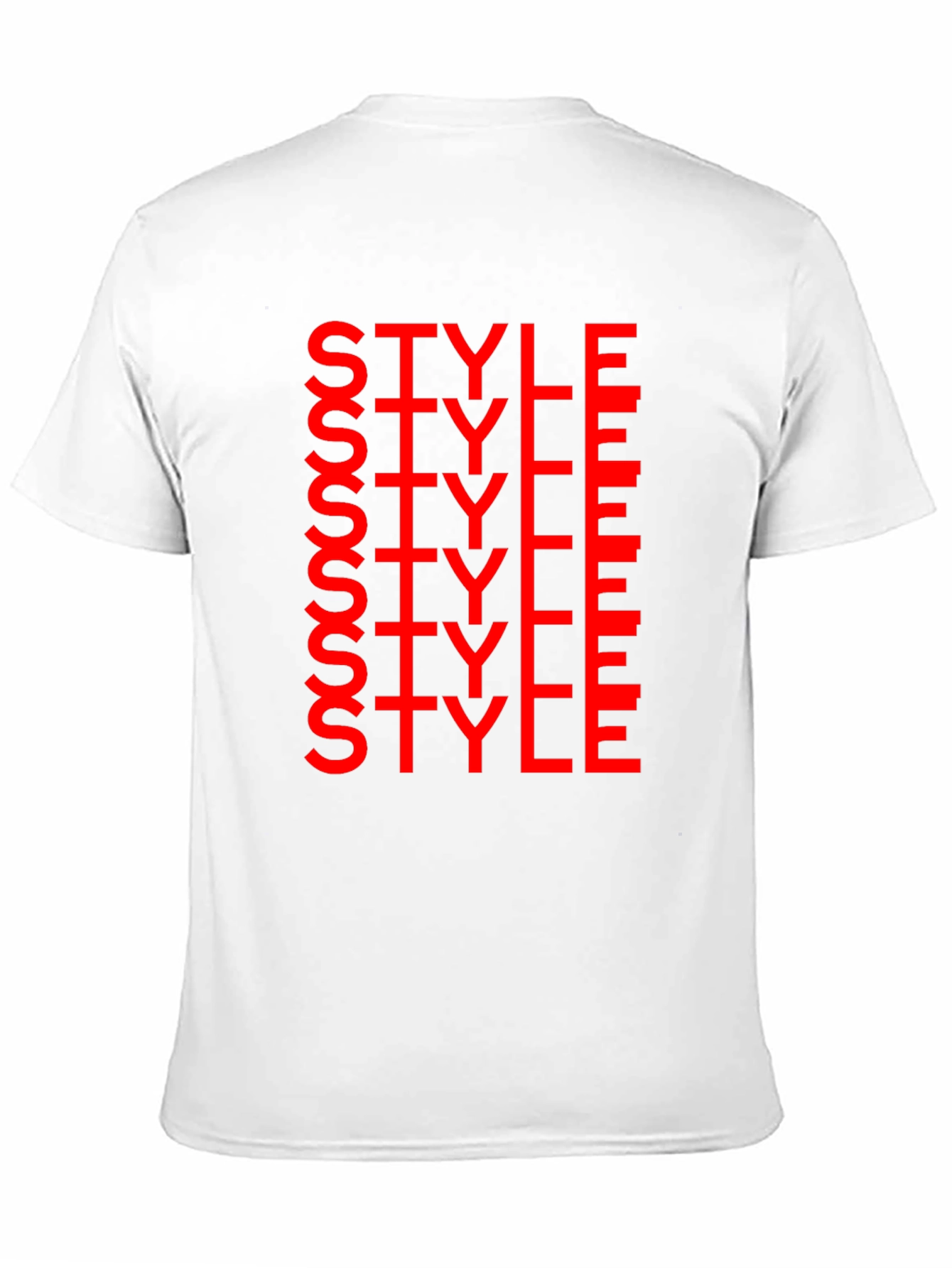 Bold Style Graphic Print Crew Neck T-Shirt