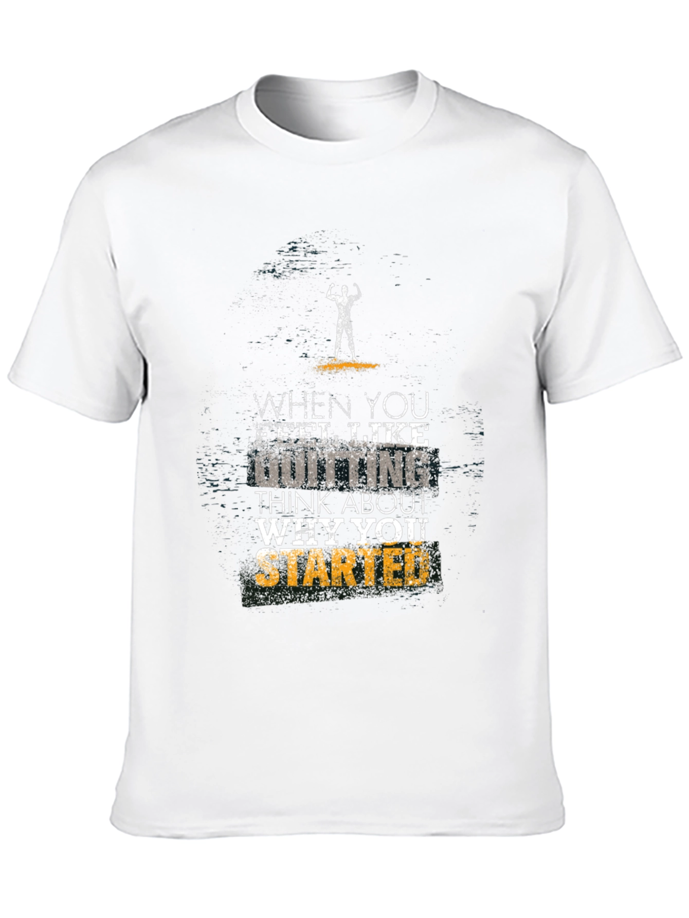 Motivational Fitness T-Shirt - Never Quit