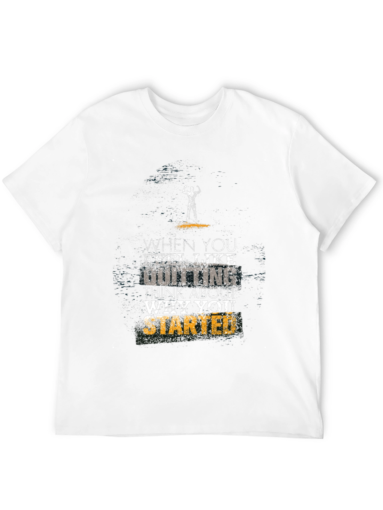 Motivational Fitness T-Shirt - Never Quit