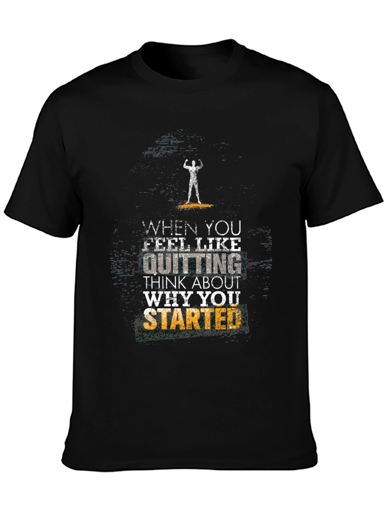 Motivational Fitness T-Shirt - Never Quit