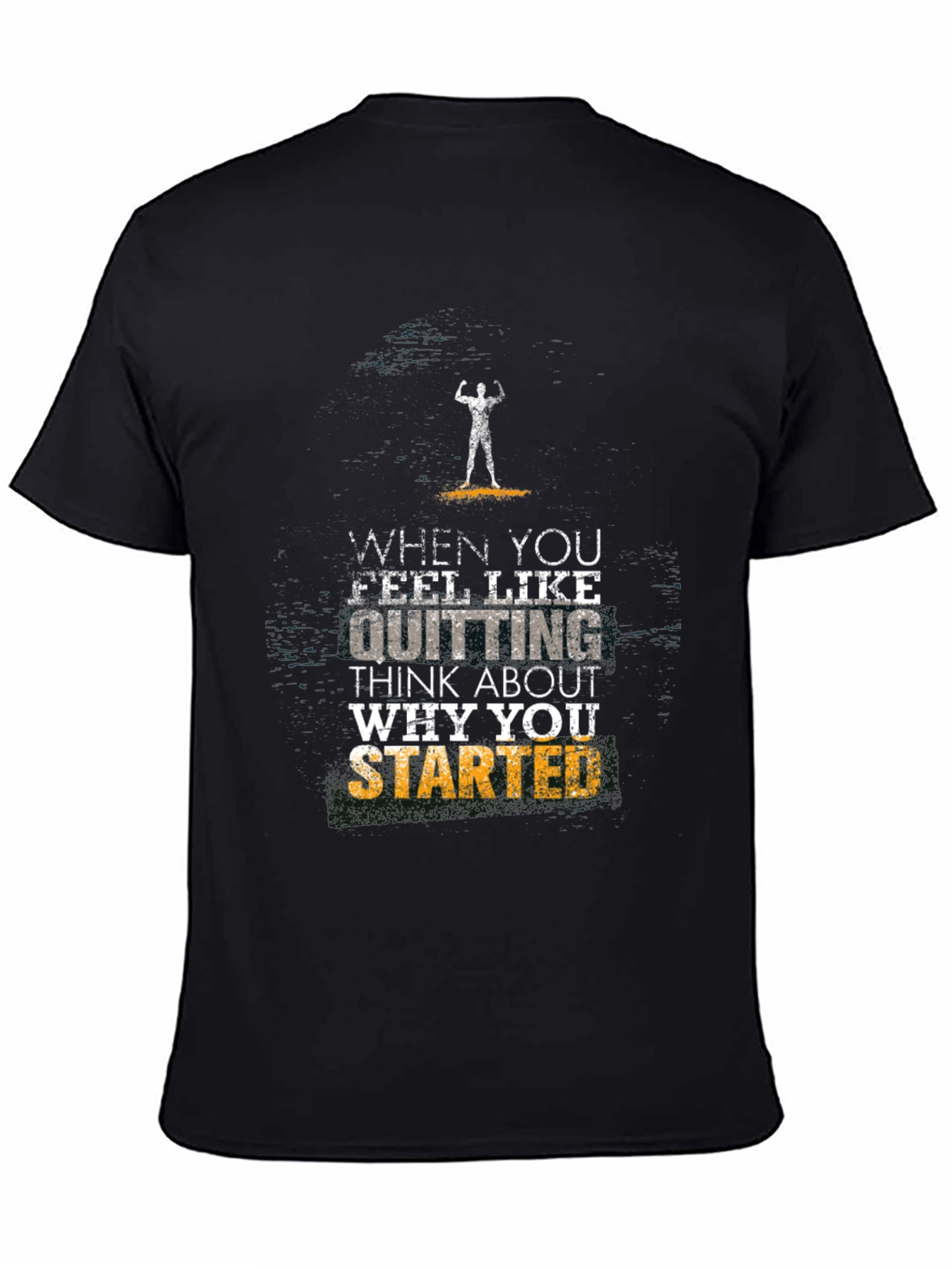 Motivational Fitness T-Shirt - Never Quit