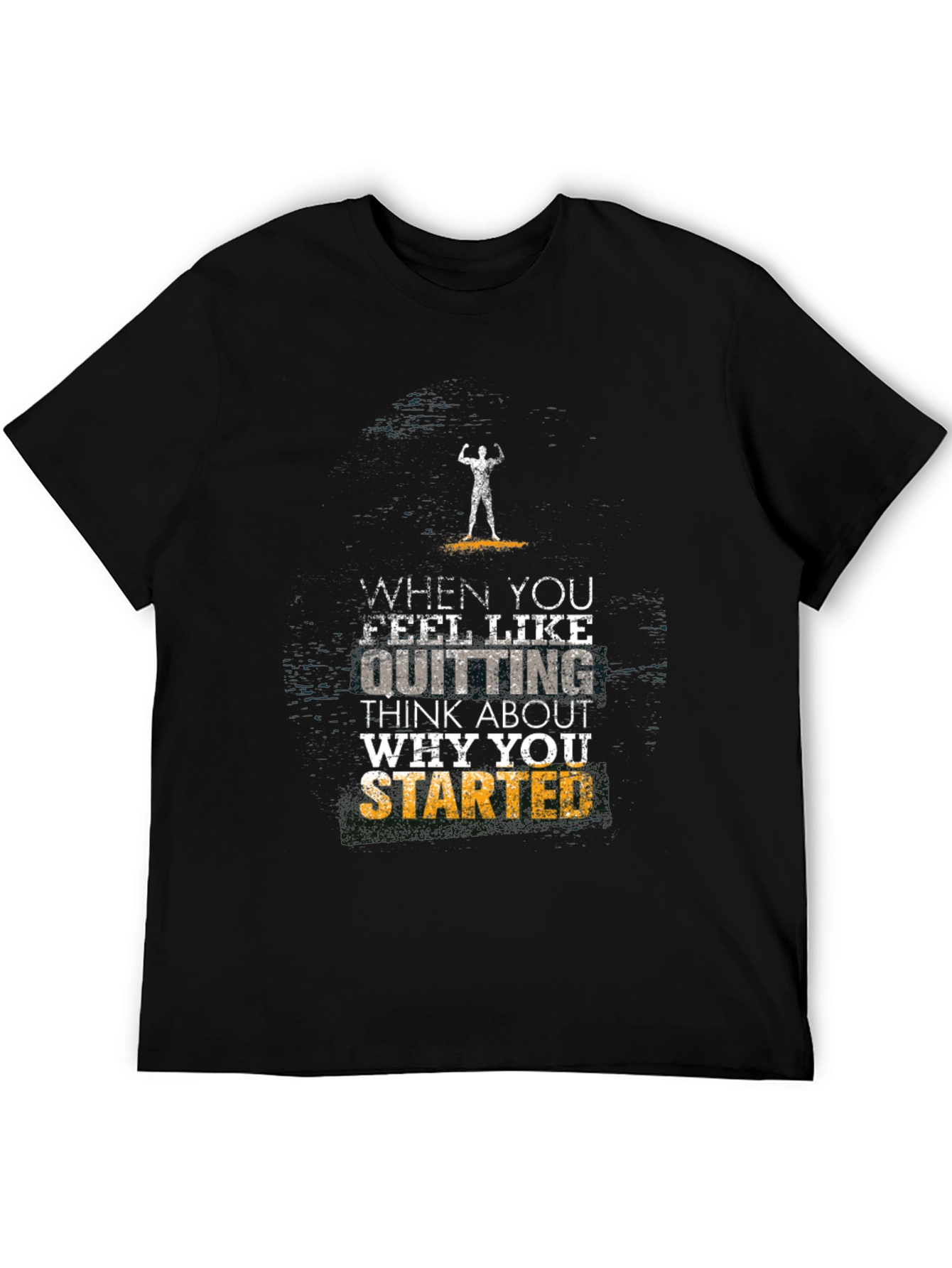 Motivational Fitness T-Shirt - Never Quit