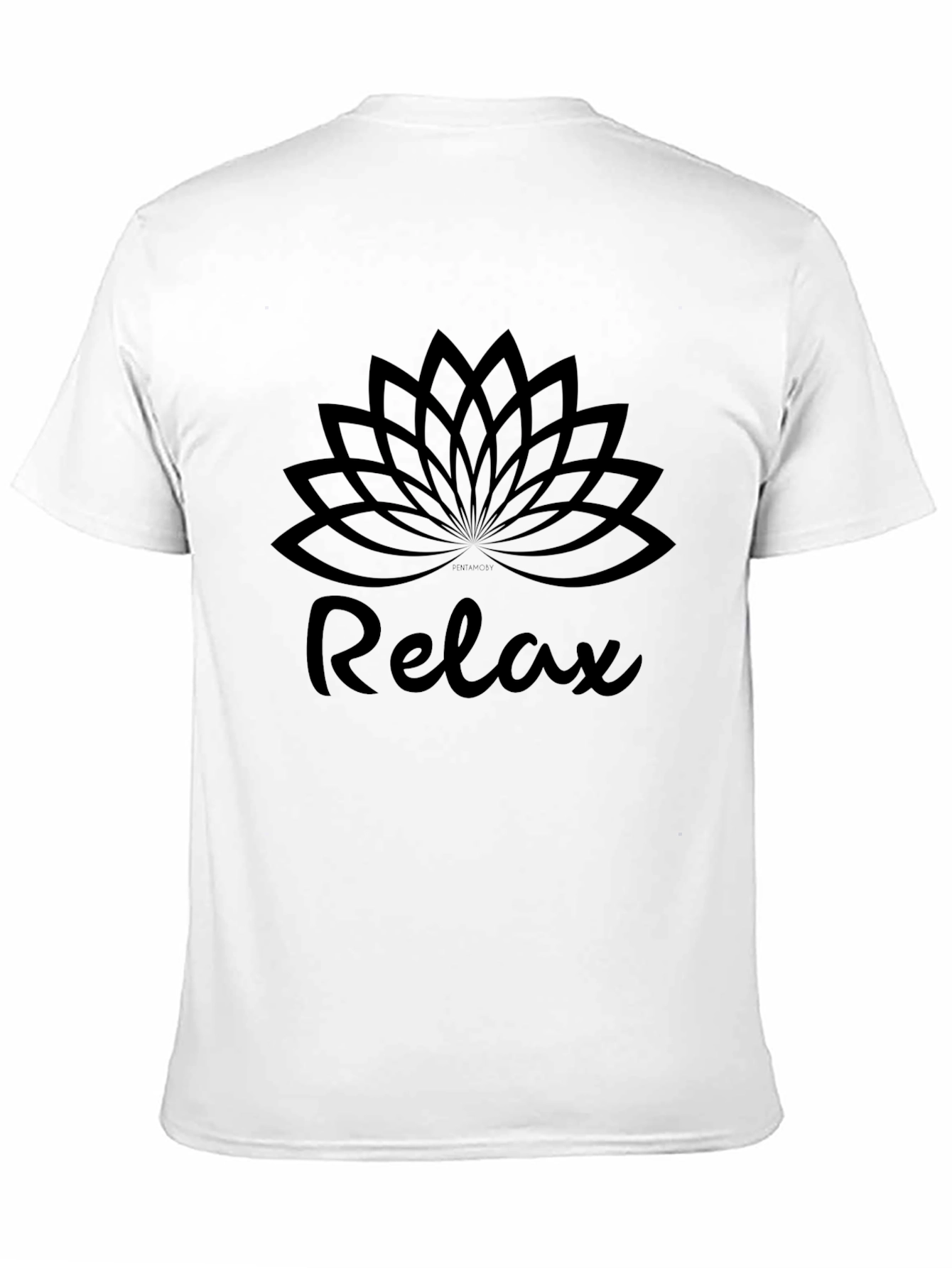 Relax Lotus Flower Graphic Tee - Soft Cotton Blend