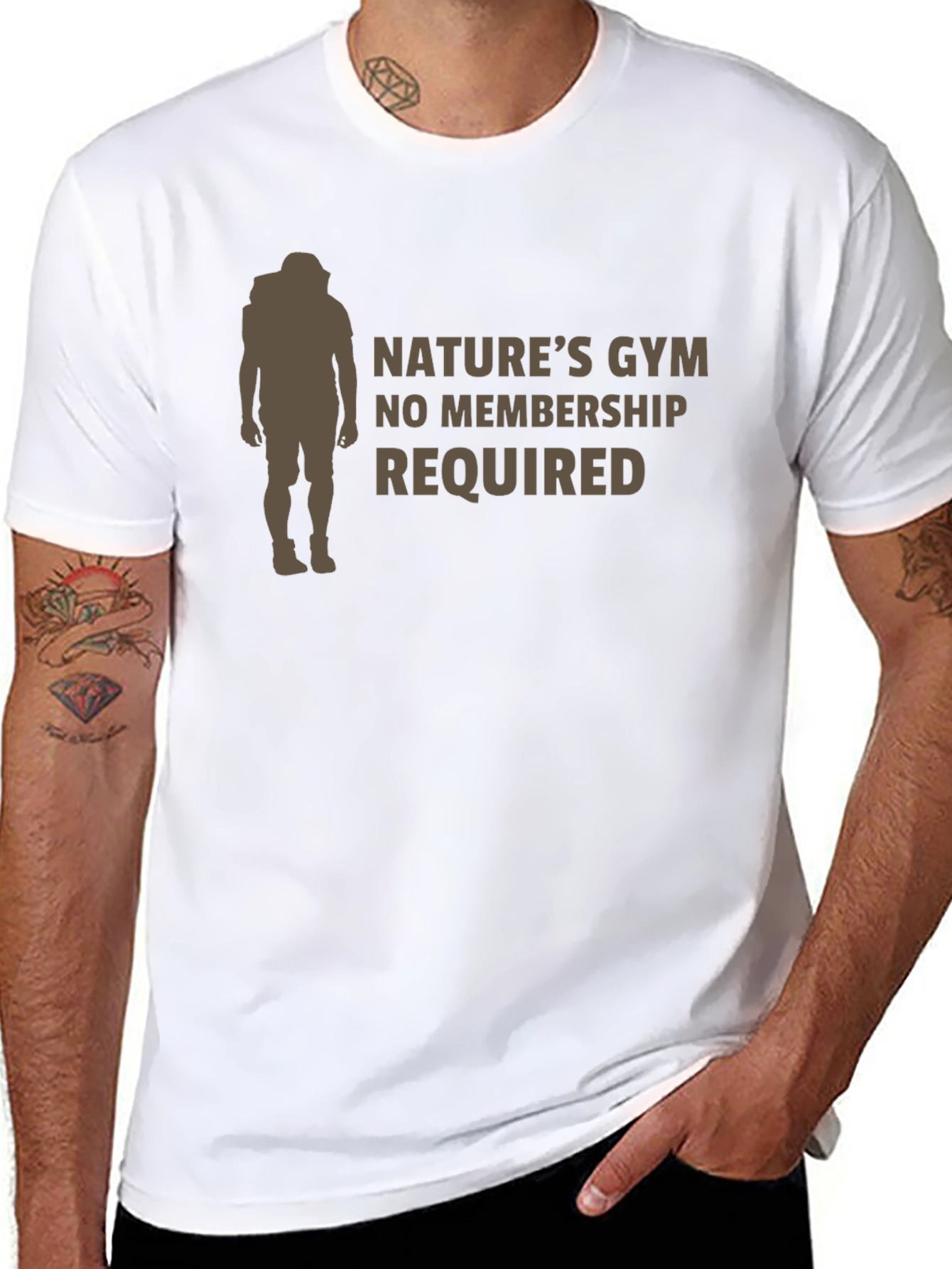 Natures Gym T-Shirt - No Membership Required!