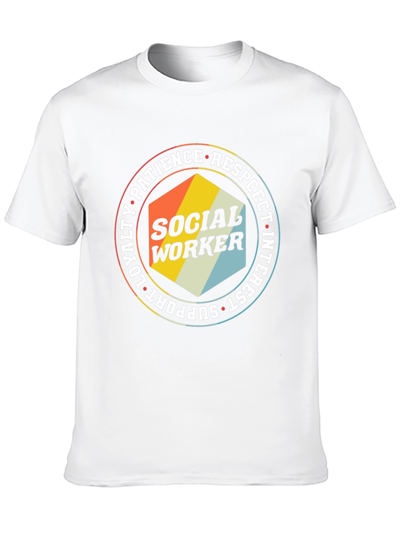 Social Worker T-Shirt - Retro Design