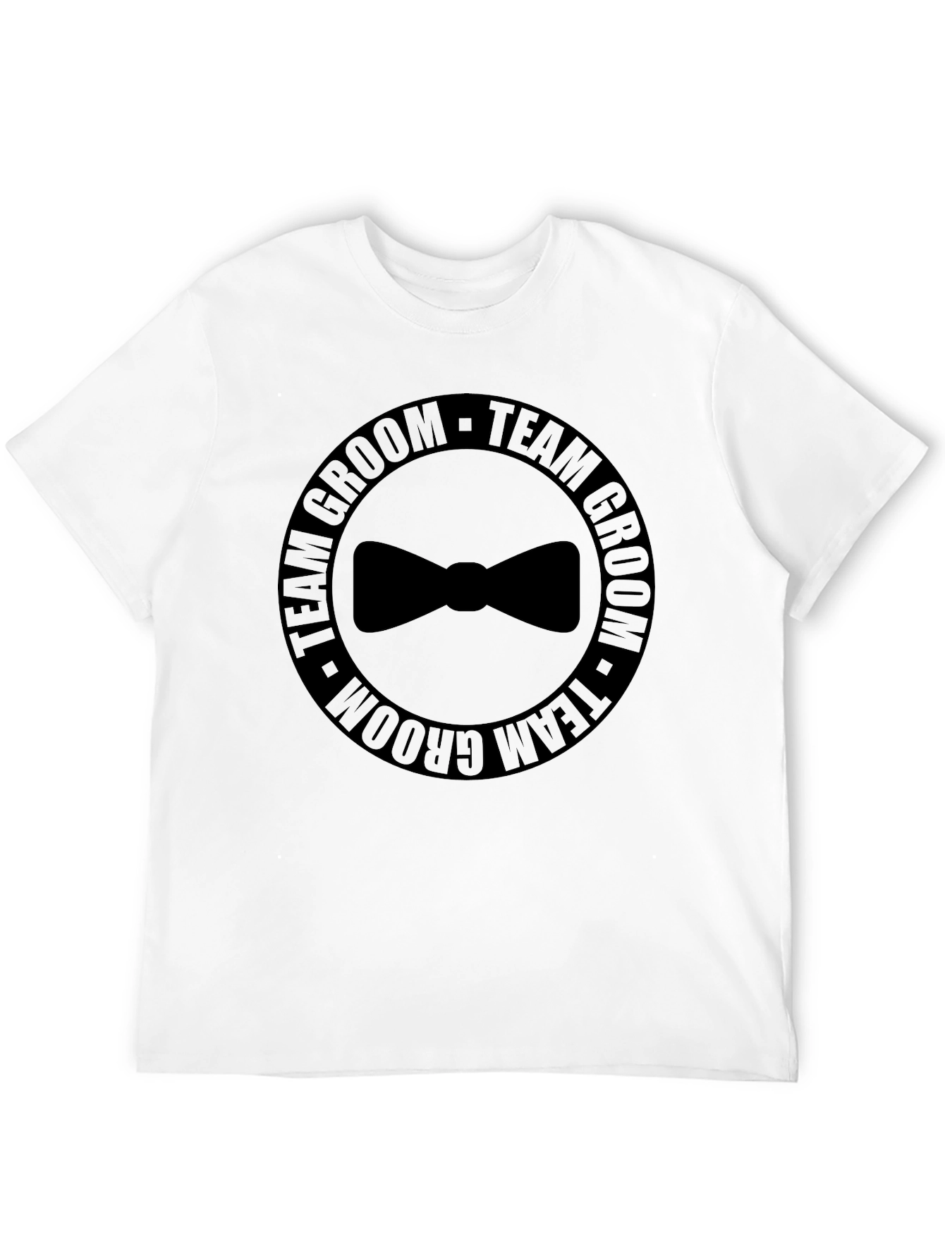 Team Groom Bowtie T-Shirt - Wedding Party Tee